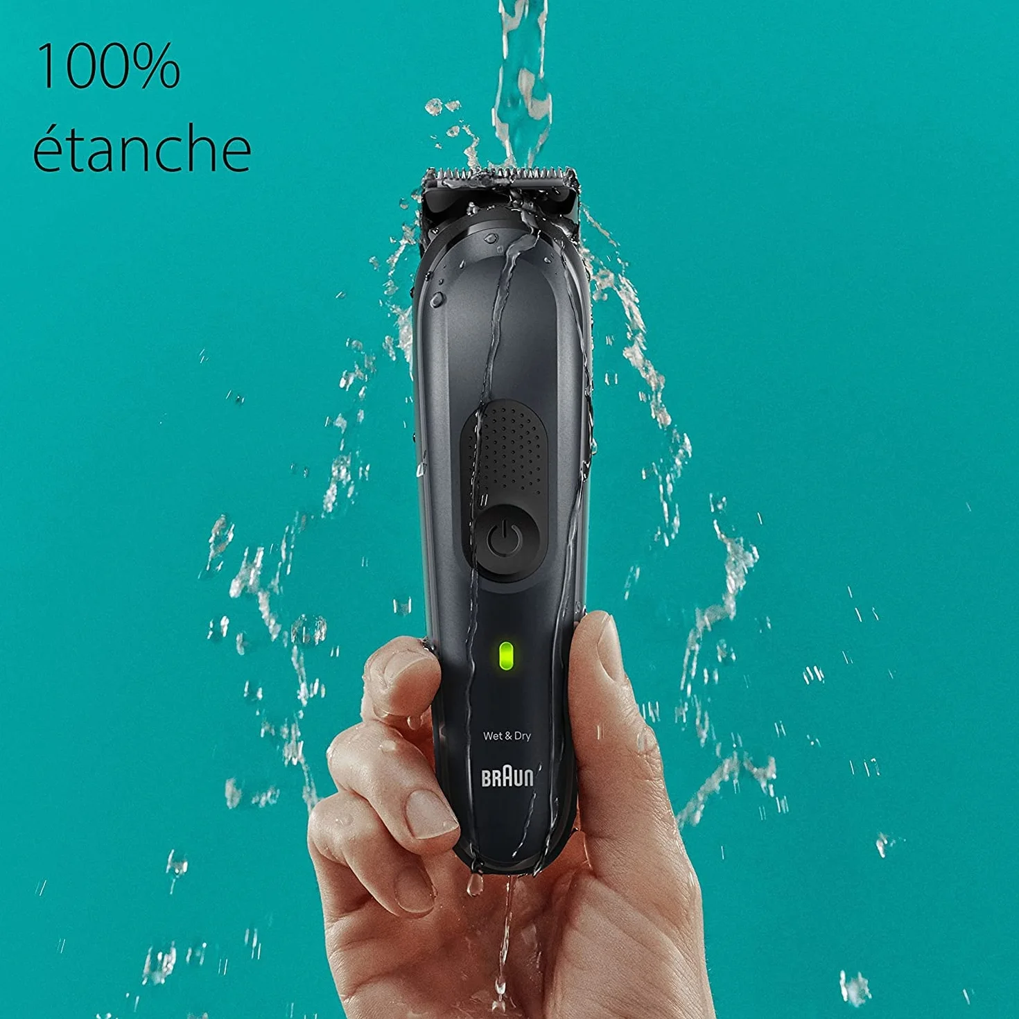 Braun All In One Series 7 4210201447597 Zestaw do Stylizacji, Czarny/Szary, 17 w 1