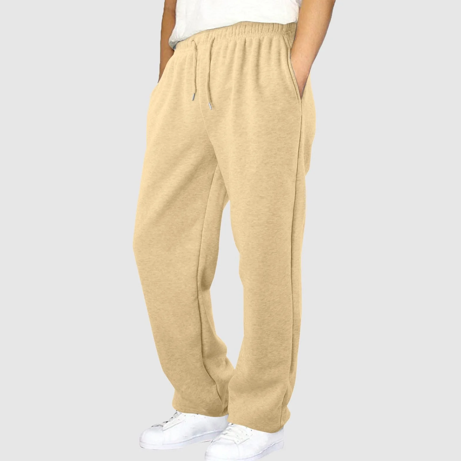 Baggy spodnie do biegania dla dzieci, dla chłopców, z bawełny, z otwartymi nogawkami, elastyczna talia, szerokie nogawki, spodnie sportowe, długie spodnie dresowe, dla nastolatków, szare ciepłe