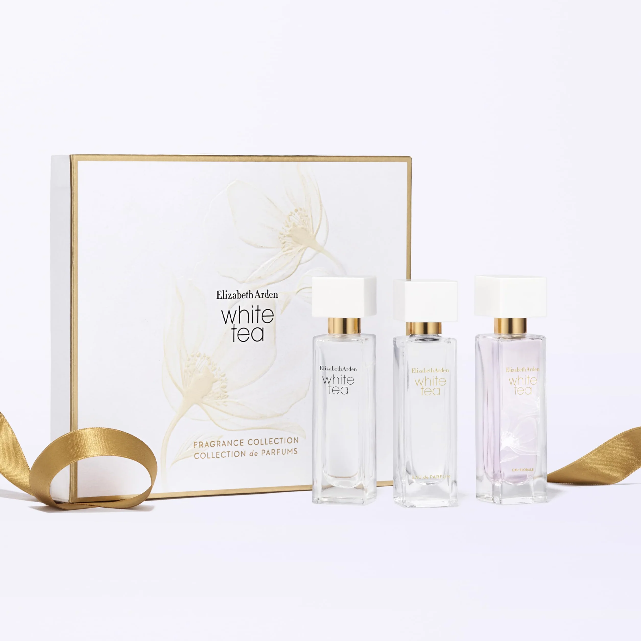 Elizabeth Arden White Tea zestaw upominkowy, kwiatowy i żywy zapach, 3 miniaturki po 10 ml, prezent dla kobiet