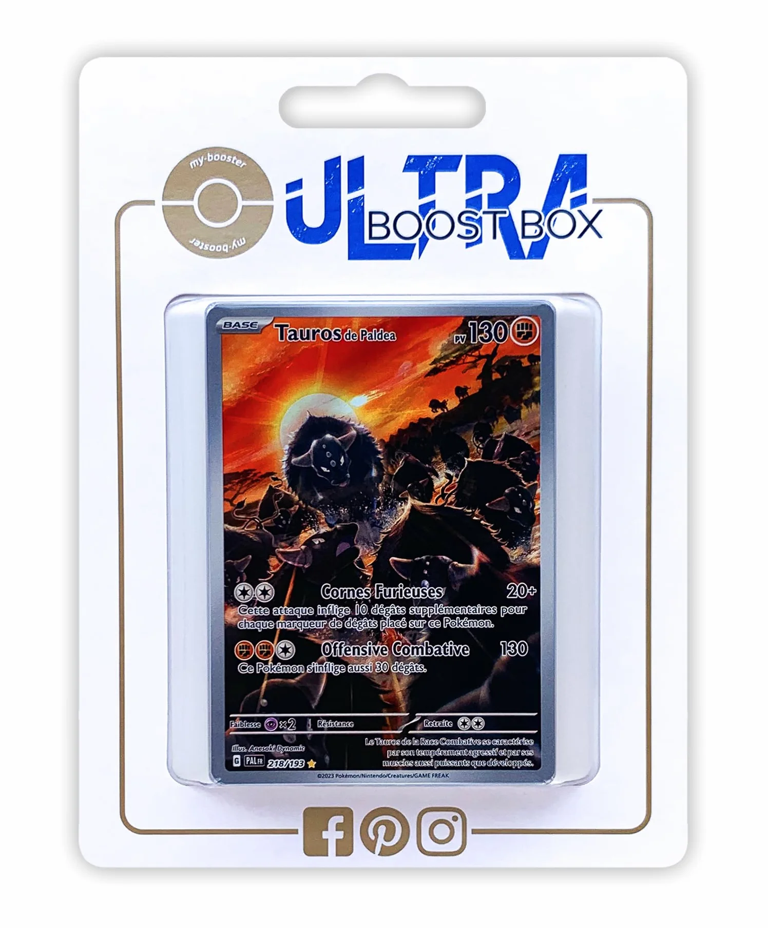 my-booster Pokémon Company SV02-FR-UB-218