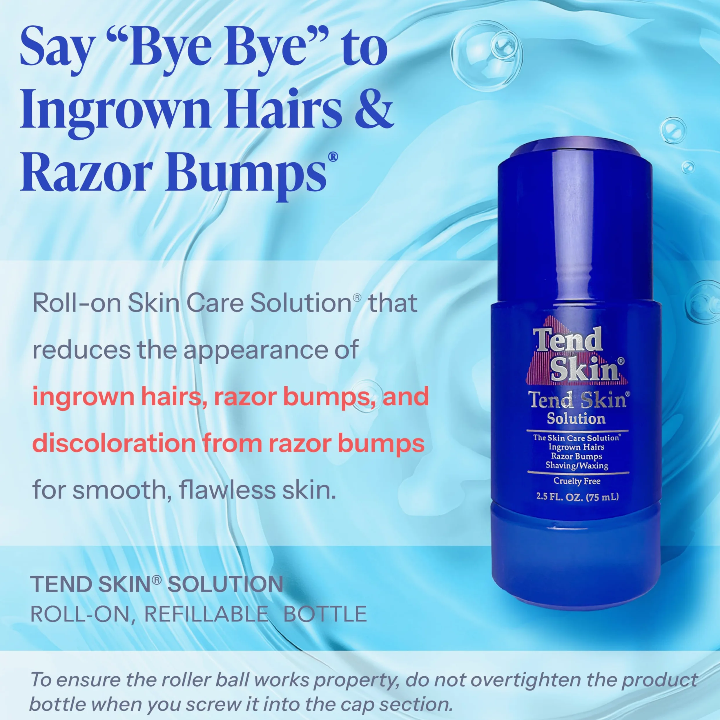 Tend Skin Rozwiązanie pielęgnacyjne Roll-On do wielokrotnego napełniania, 74 ml