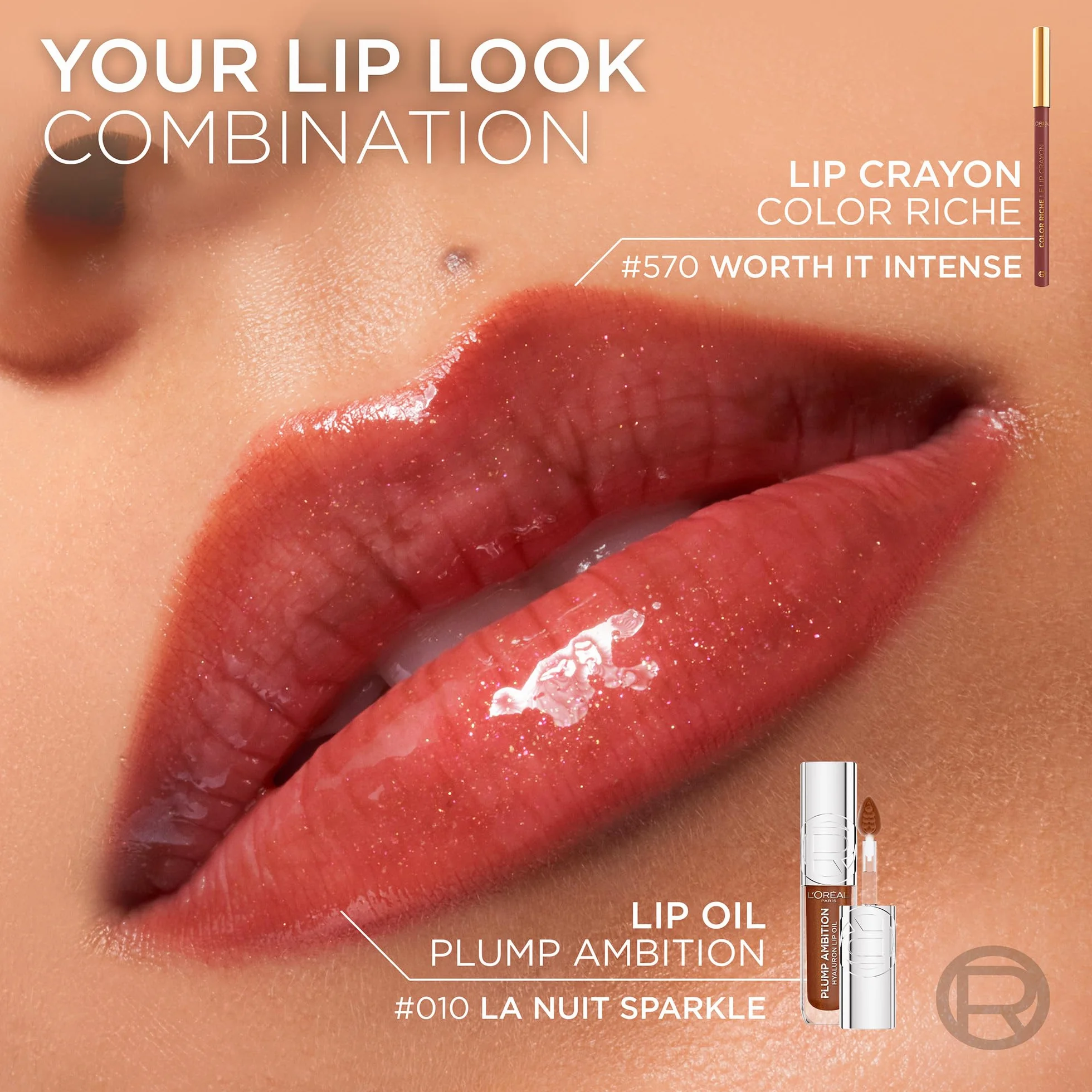 L'Oréal Paris Plump Ambition objętościowy olejek do ust z kwasem hialuronowym 24H Berry Jolie