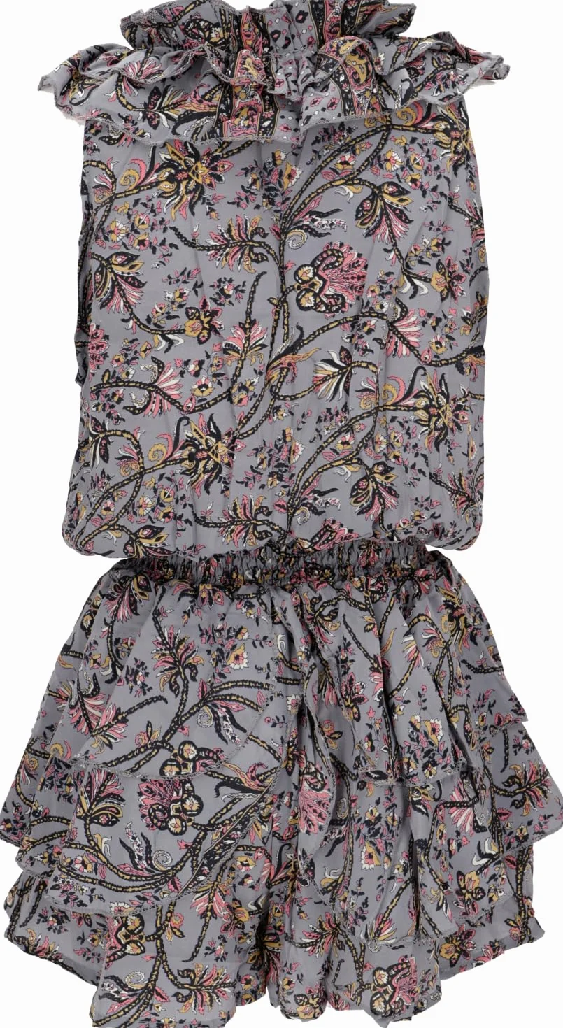 GURU SHOP Krótki przewiewny kombinezon w stylu hipisowskim, jednoczęściowy, damski, niebieski, syntetyczny, rozmiar: 38, szorty, legginsy, odzież alternatywna, niebieski gołębi, 38