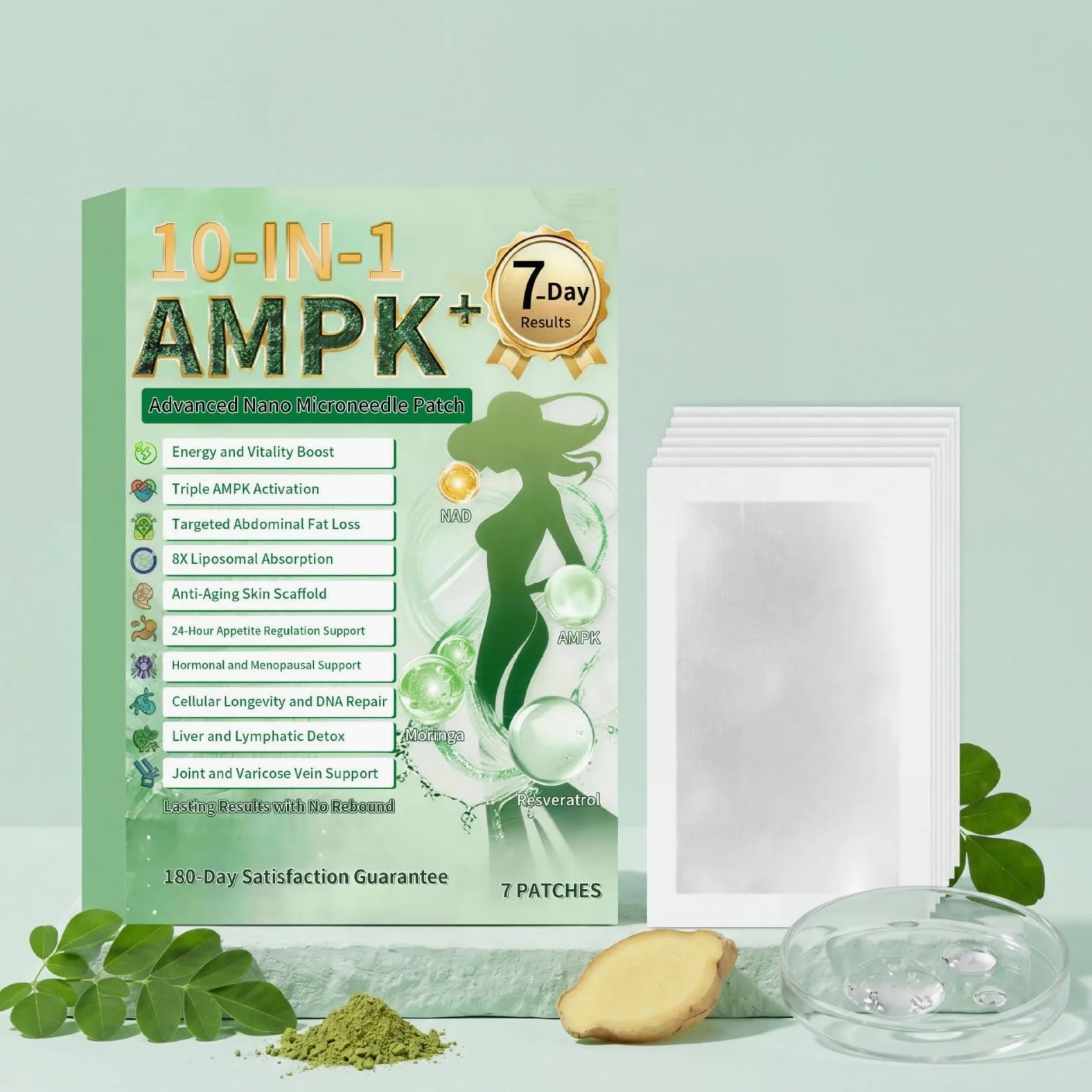 Plaster 10 w 1 naturalne składniki, naturalne składniki, skóra wierzchnia, łatwa w aplikacji, idealna dla dorosłych mężczyzn i kobiet
