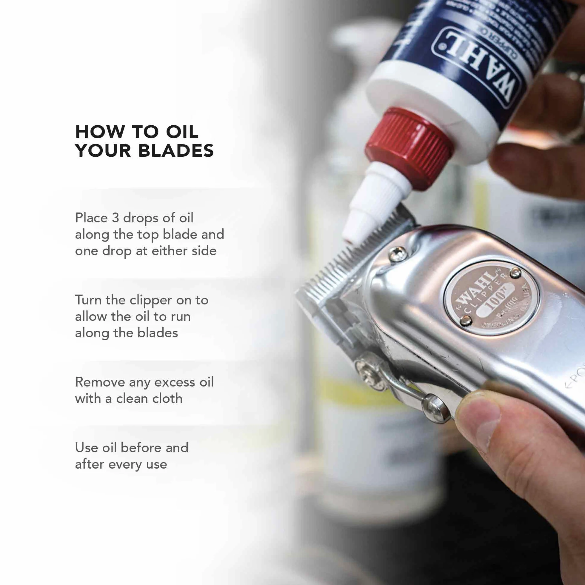 Wahl Clipper Oil 118ml (03310-1102)