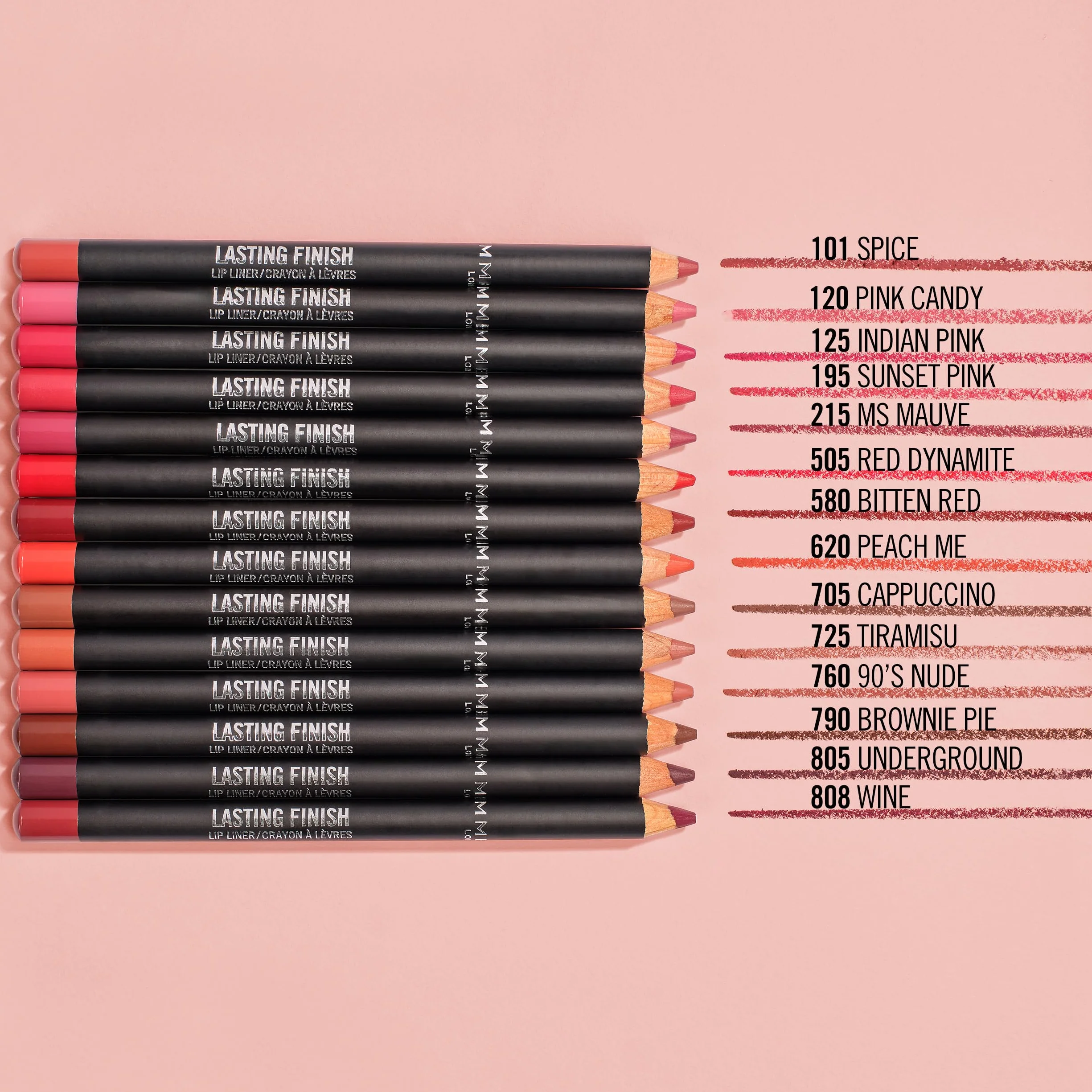 Rimmel London Lasting Finish Konturówka do Ust, 725 Tiramisu, 4 g