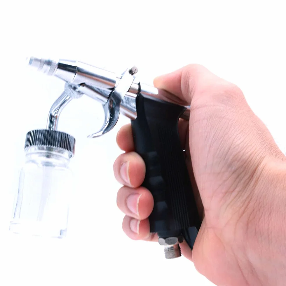 Infuzja tlenowa Spray do twarzy Airbrush Podwójne działanie Wyzwalacz grawitacyjny Powietrze i farba Woda do malowania paznokci Atramentowy tatuaż Nawilżający skórę Czyste pory