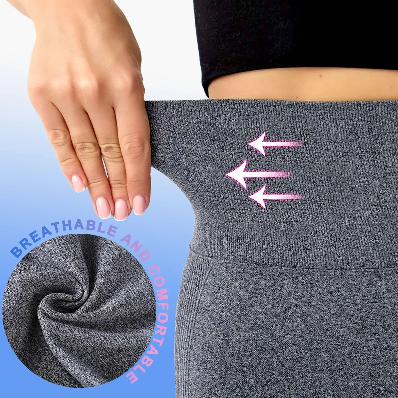 Damskie legginsy sportowe push-up z wysokim stanem spodnie na siłownię Push Up Legginsy treningowe kontrola brzucha matowe do jogi fitness pilates