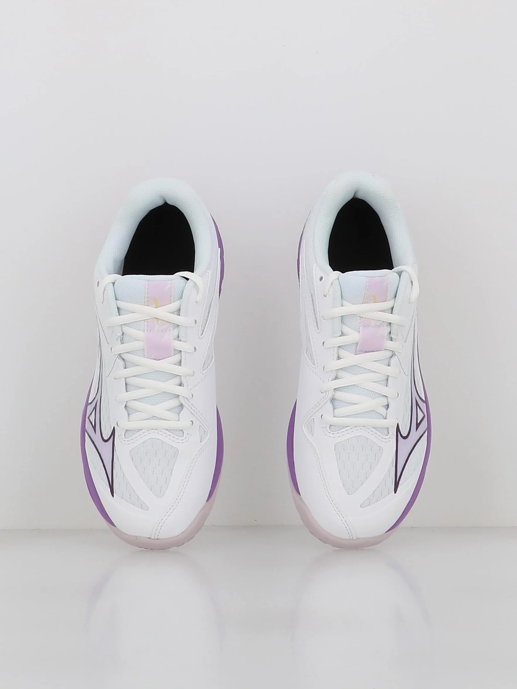 Mizuno Thunder Blade Z V1GC237010 damskie buty do siatkówki, do hali, kolor biały/fioletowy