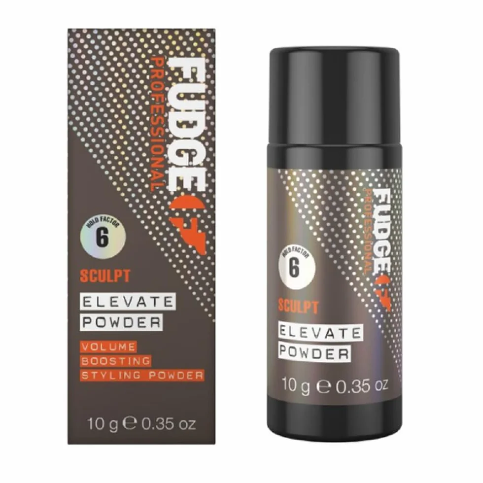 Fudge Profesjonalny puder do stylizacji włosów Elevate Volume Boost Powder Styler Matte Look Volumizing dla niewidocznego, 10 g