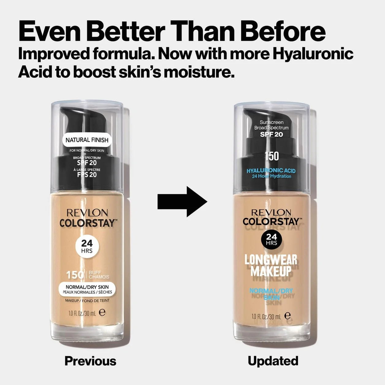 Revlon ColorStay podkład do skóry normalnej i suchej, z ochroną przeciwsłoneczną SPF 20, trwała, bezolejowa formuła (30 ml), 180 piaskowy beżowy