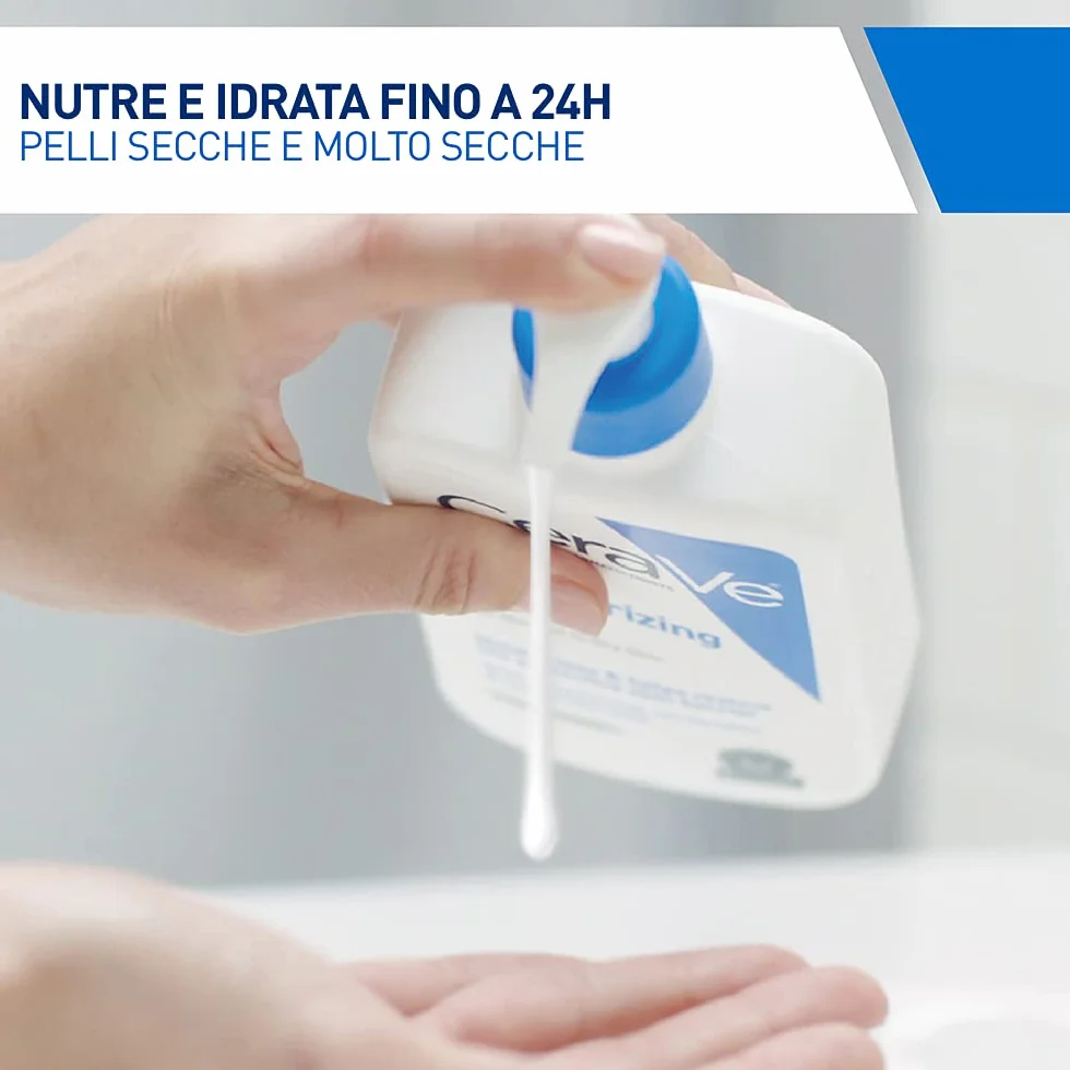 CeraVe Nawilżający Balsam do Ciała i Twarzy 473 ml + Środek do Mycia Twarzy 20 ml Zestaw