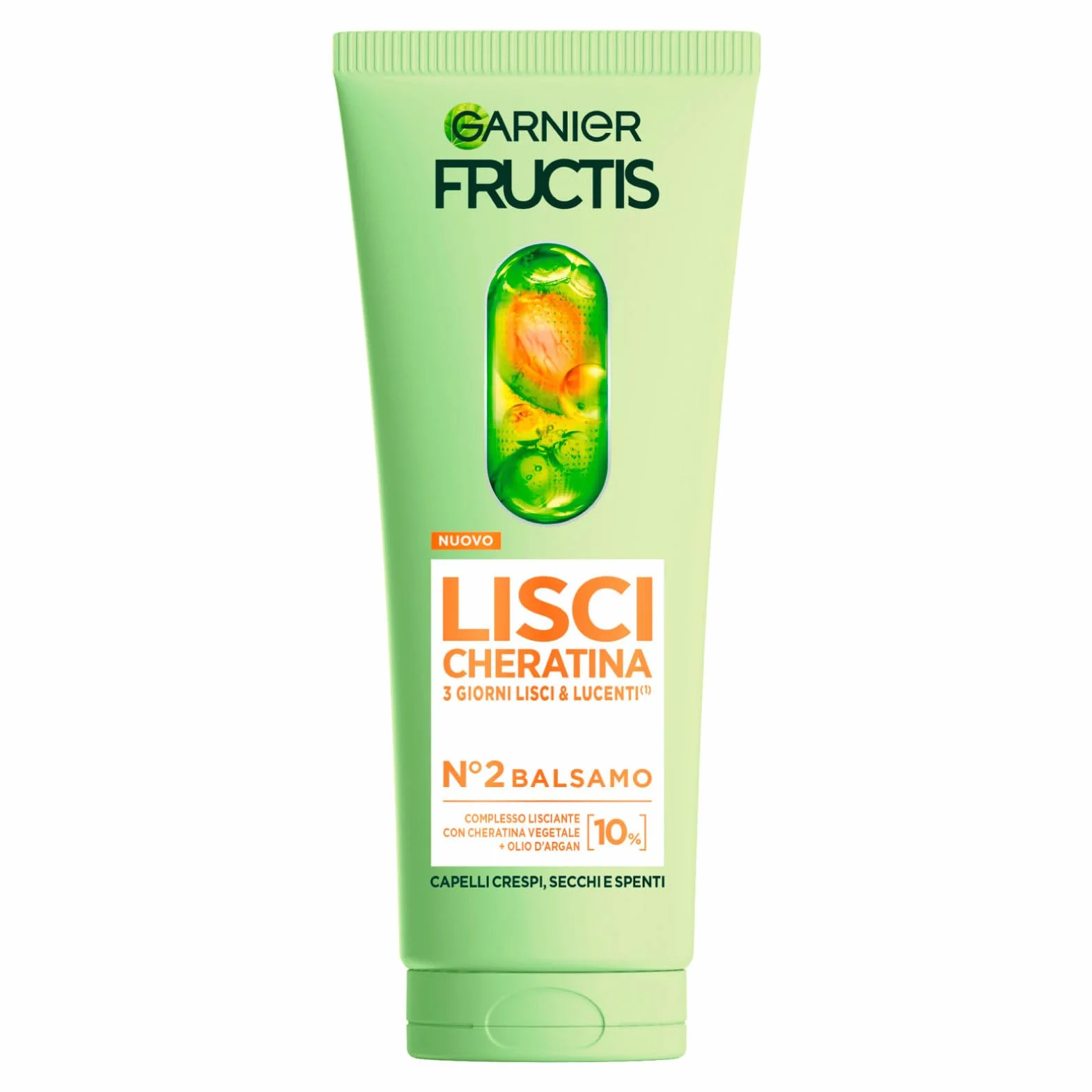 Garnier Fructis Keratin Sleek Straight zestaw do włosów z szamponem 200 ml + odżywka 200 ml + maska 370 ml + serum chroniące przed ciepłem Sleek & Stay 50 ml do suchych, matowych, puszących się włosów