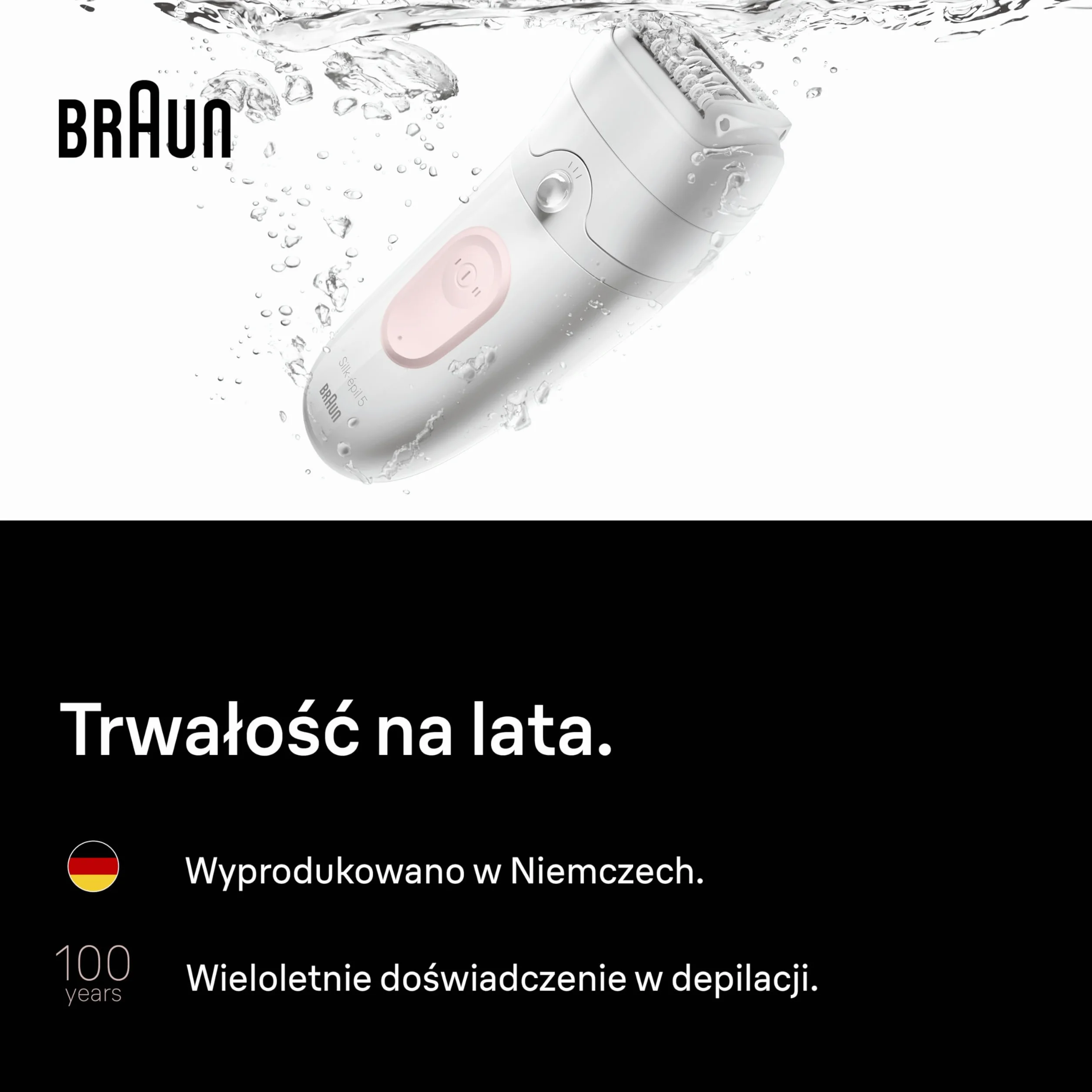Braun Silk·épil 5 Depilator Na Mokro I Sucho, 5-011, Różowy