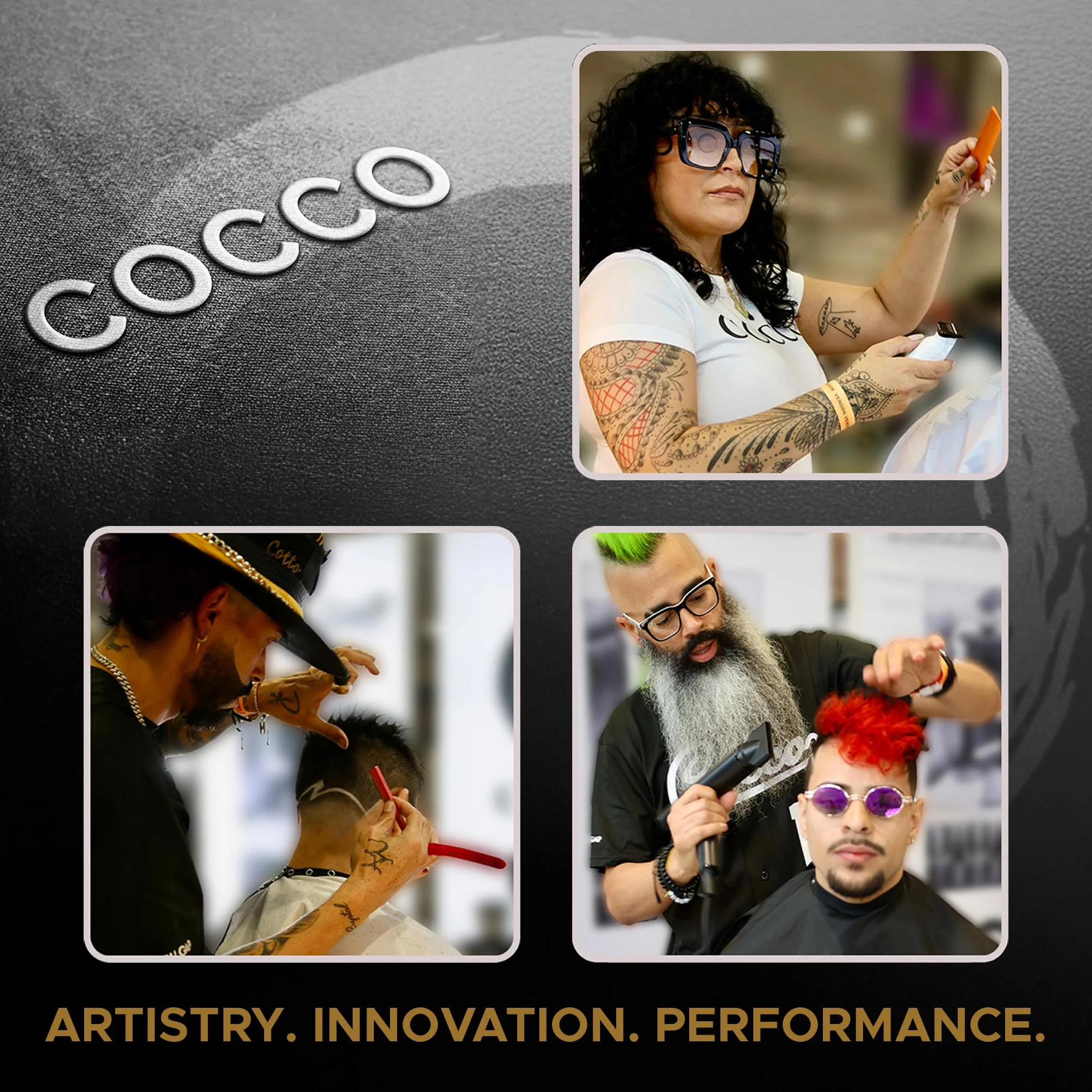Cocco® Hyper Veloce Pro Trimmer Collection: Precyzyjne trymery z Graphene Blade, silnik prądu stałego, całkowicie metalowe