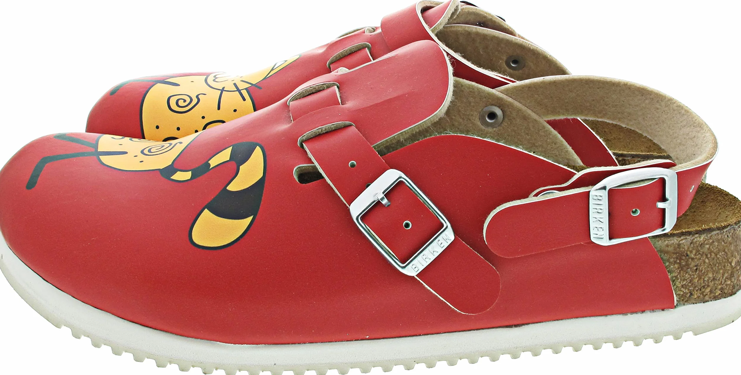 BIRKENSTOCK Profesjonalne chodaki Kay, Czerwony kot czerwony, 38 EU Schmal