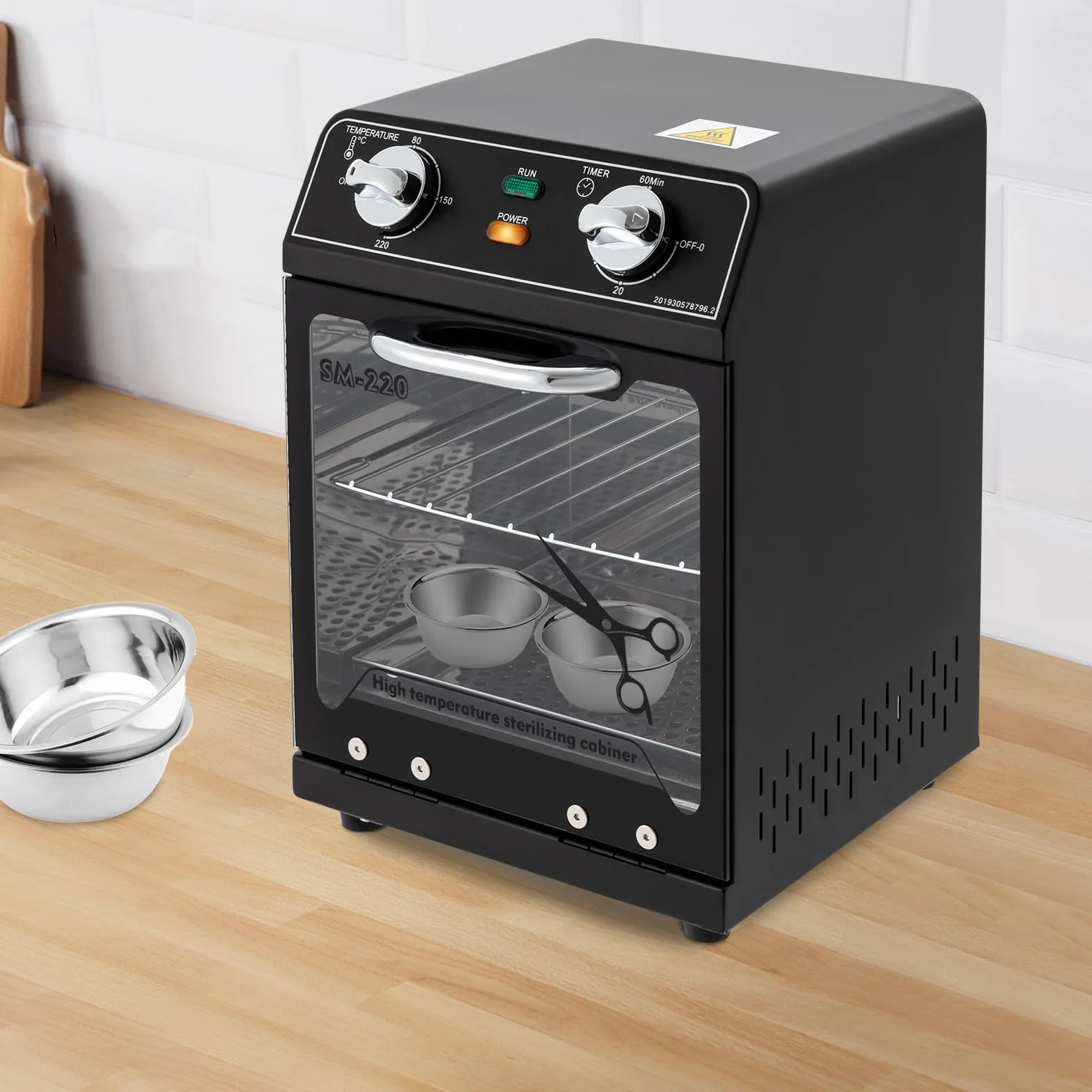 Sterylizator w wysokiej temperaturze, 8 l, sterylizator na sucho, sterylizator wysokotemperaturowy, 600 W, szafka do dezynfekcji narzędzi do paznokci, kosmetyków, tatuaży, narzędzi dentystycznych,