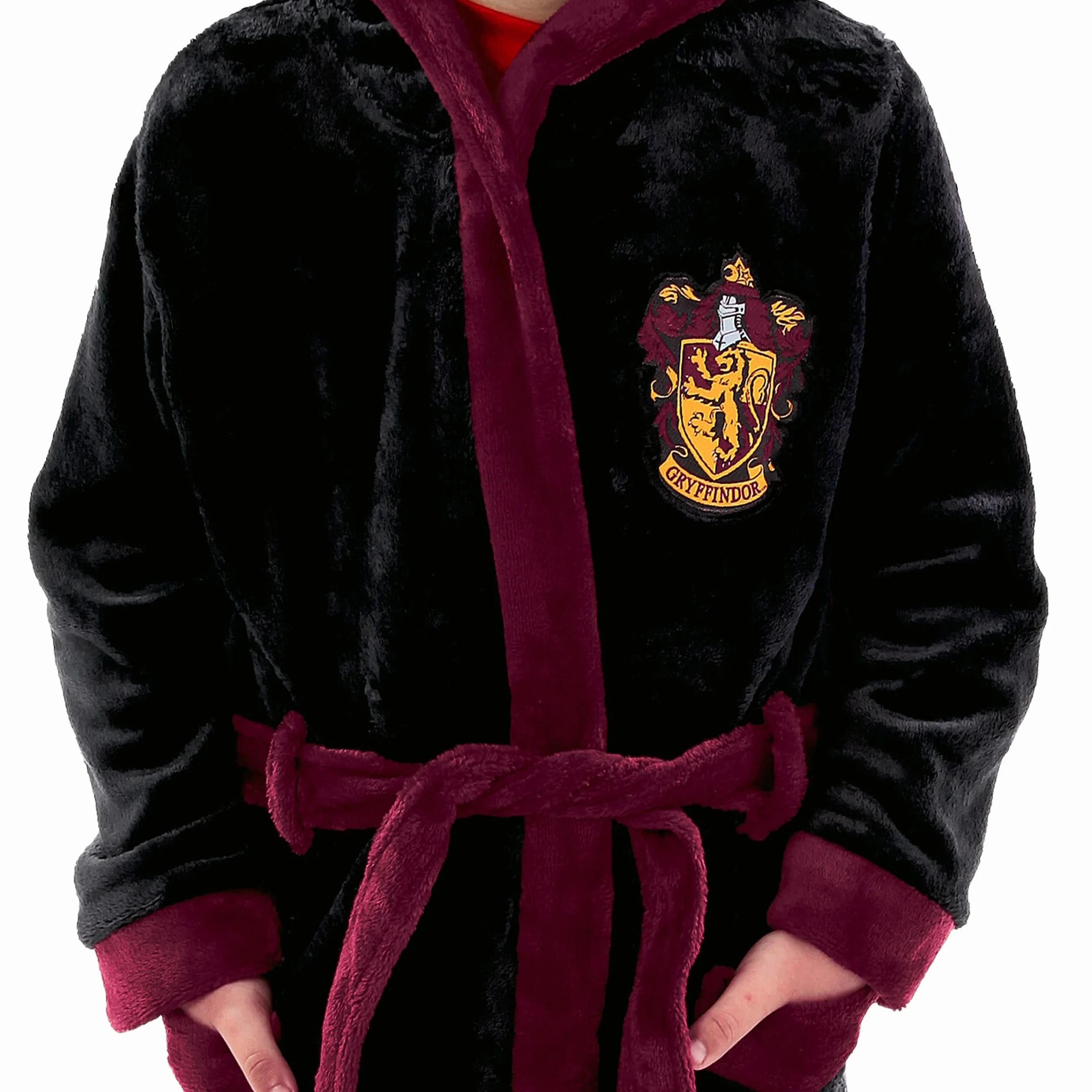 Harry Potter Szlafrok | Polarowe Szlafroki Gryffindor dla Dzieci | Szaty Hogwarts