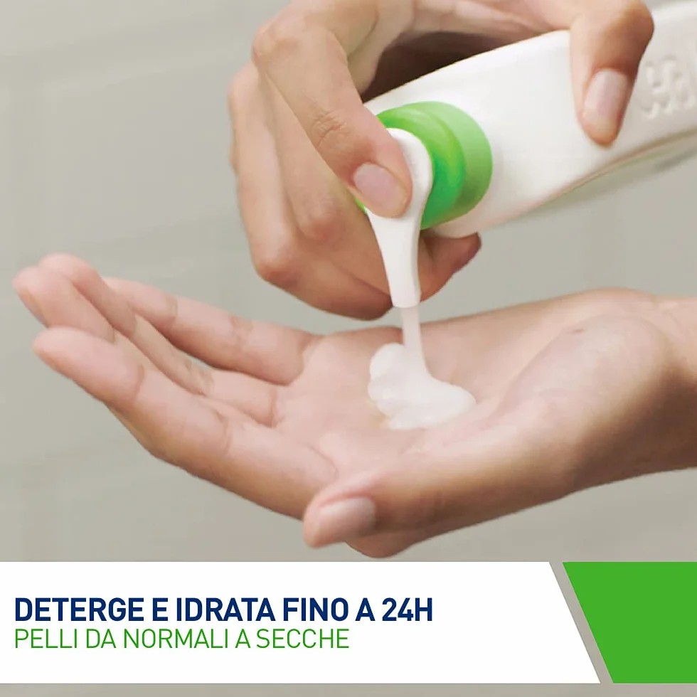 CeraVe Nawilżający Balsam do Ciała i Twarzy 473 ml + Środek do Mycia Twarzy 20 ml Zestaw