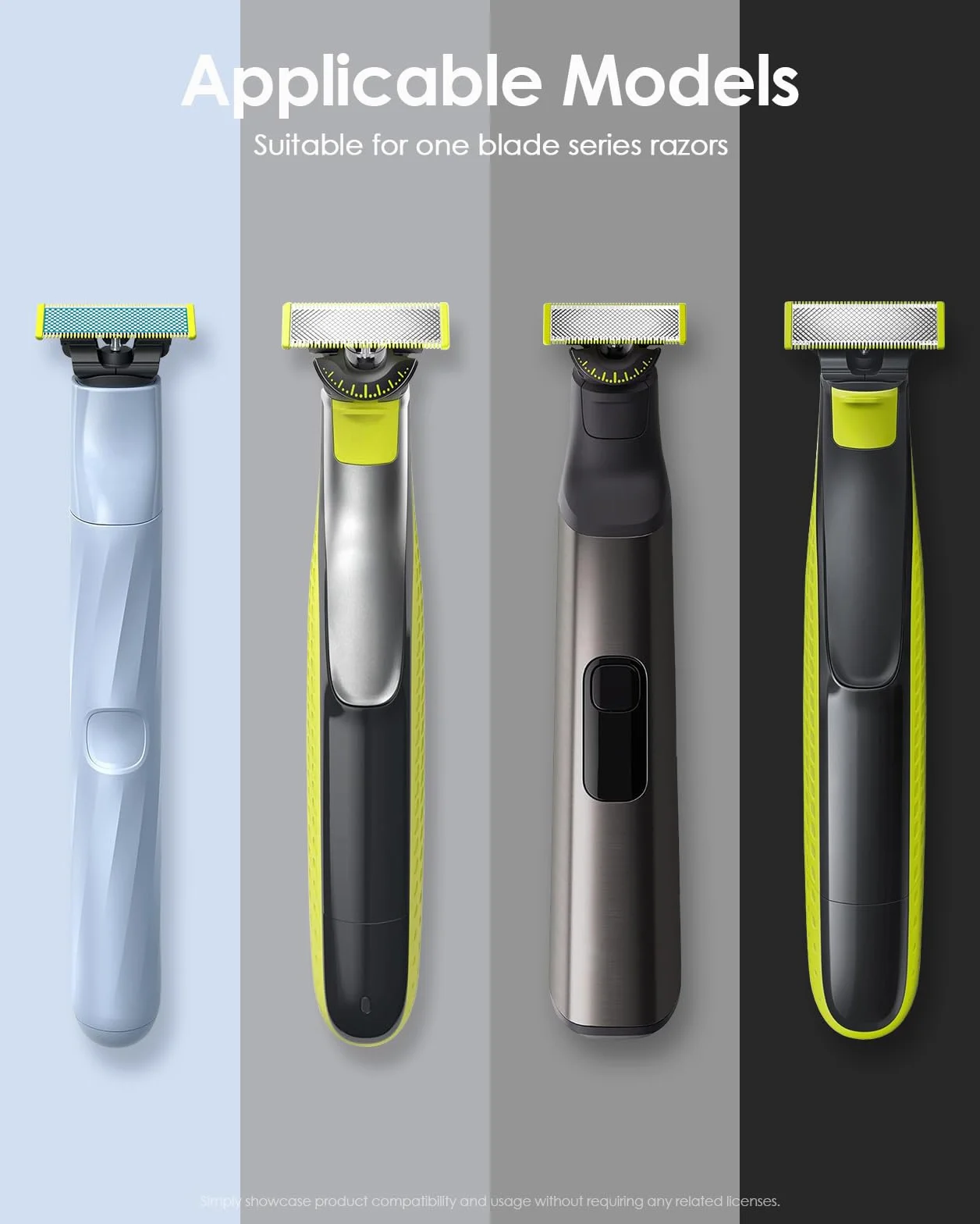 Yinke Torba na golarkę elektryczną O Blade QP2734 QP2724 QP2824 QP6551 QP4631 O Blade Pro 360, torba podróżna do Braun Series 3/5/7/9, twarda obudowa podróżna torba transportowa, czarny, klasyczny