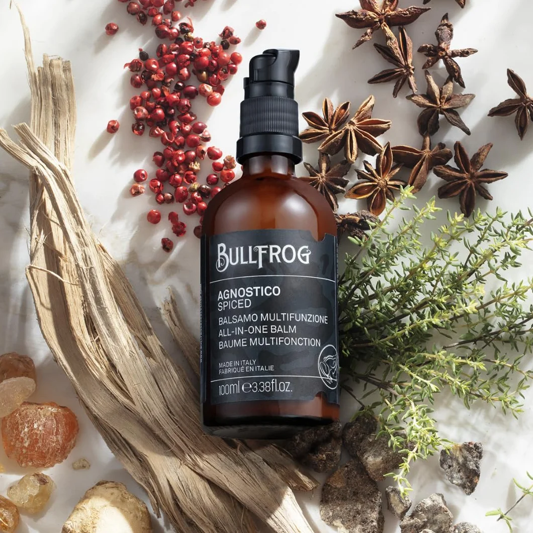 Bullfrog Agnostyk Spiced Wielofunkcyjna odżywka do brody i włosów, 100 ml