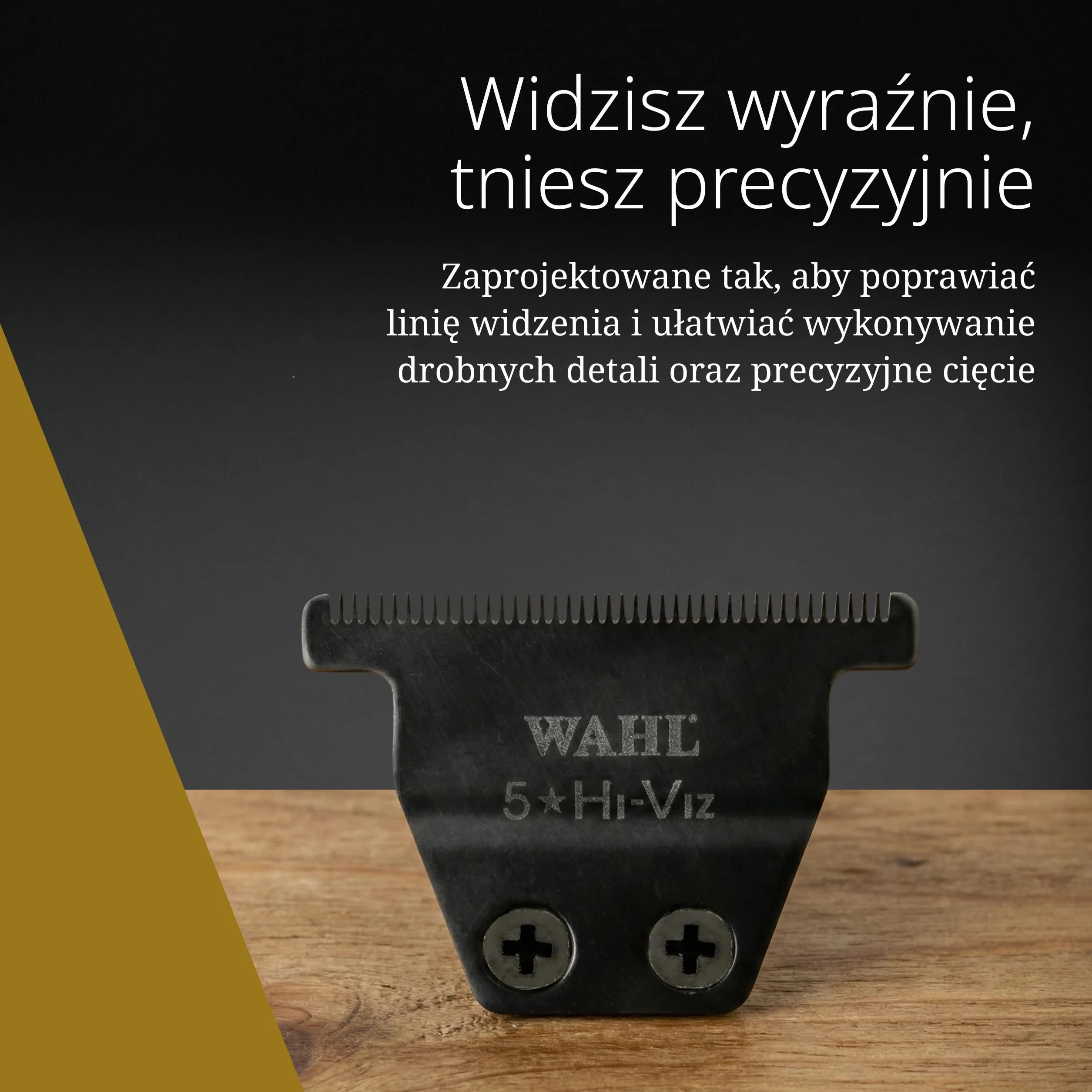 Wahl Hi-Viz Wymienne ostrza do trymera - diamentowa powłoka węglowa, ultraprecyzyjne ostrze 0,4 mm z zerową szczeliną - Opakowanie 12 szt