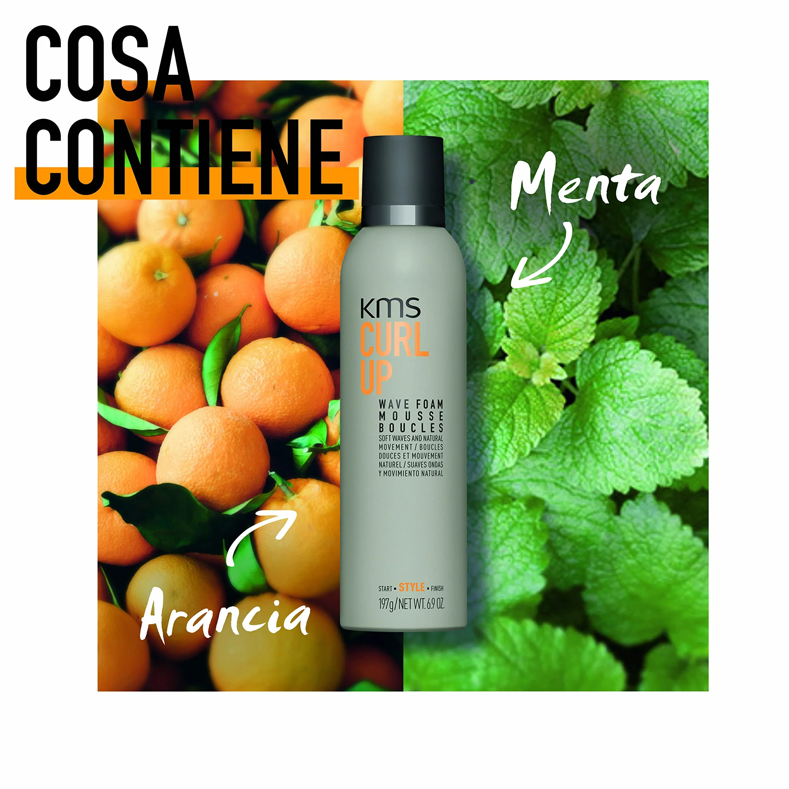 KMS Curlup Wave Foam do loków i fal, 200 ml