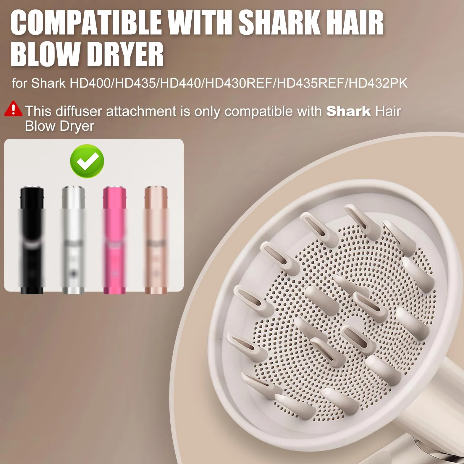 Nasadka dyfuzora do Shark FlexStyle, narzędzie do stylizacji dla kręconych włosów