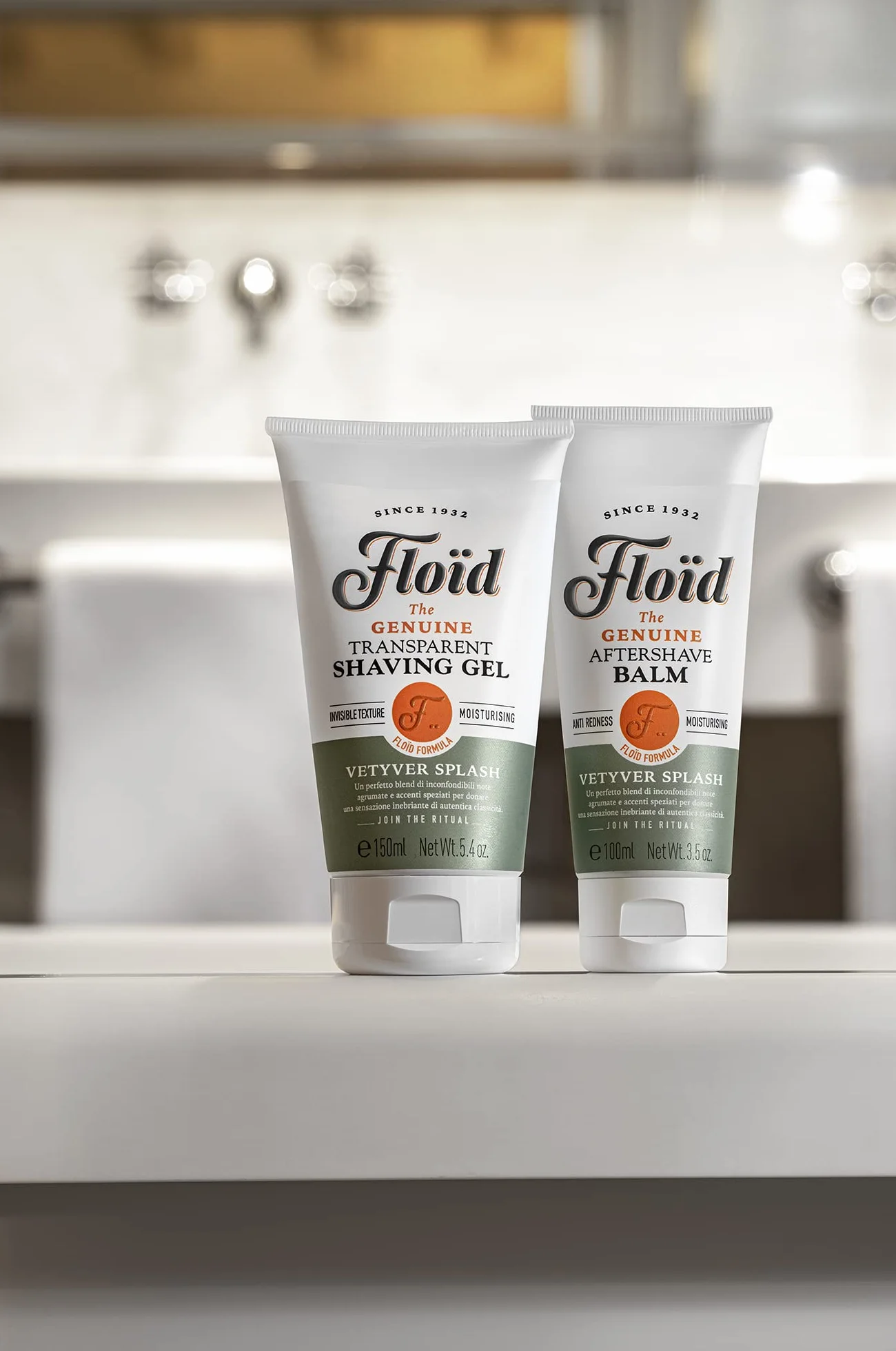 Floïd Vetyver Splash (100 ml), balsam po goleniu z alantoiną, gliceryną i ekstraktem z aloesu, nawilża, chroni i regeneruje skórę, kojący po goleniu