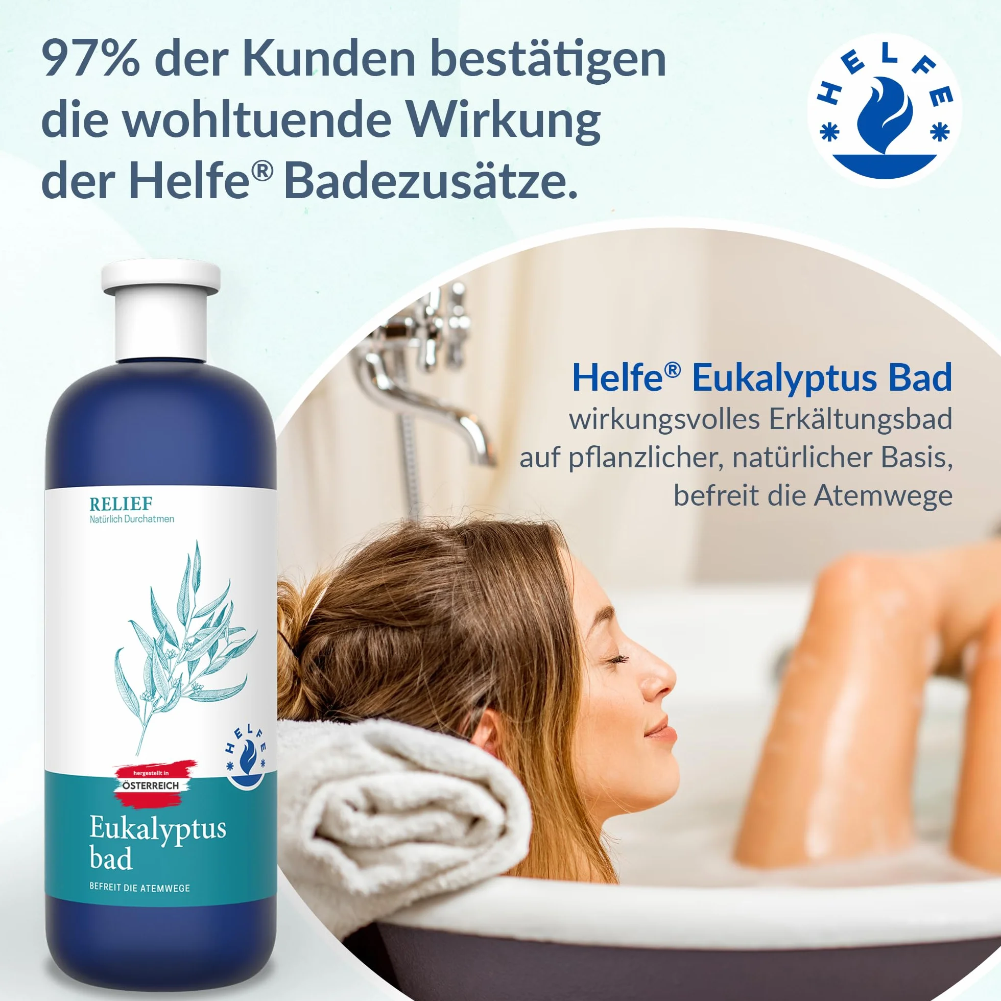 Kąpiel przeciw przeziębieniom (200 ml) – bardzo skuteczna kąpiel eukaliptusowa do łagodzenia objawów kataru – uwalnia drogi oddechowe – receptura farmaceutyczna z Austrii
