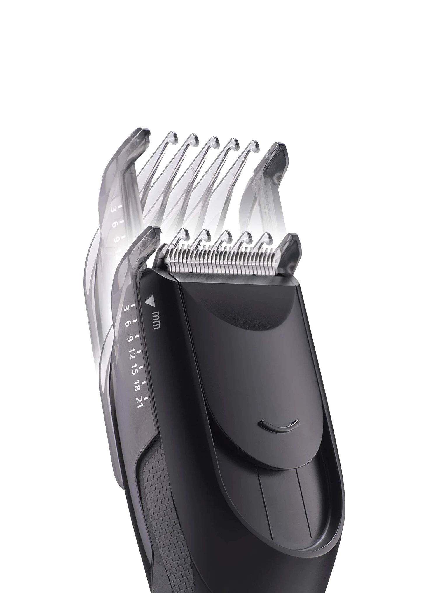 Panasonic ER-GC20 maszynka do strzyżenia (precyzyjne ostrza pod kątem 45°, 3-21mm, 4 stopnie regulacji strzyżenia, możliwość mycia w wodzie), czarna