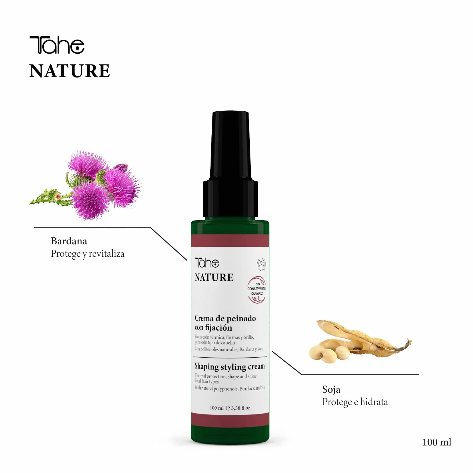Tahe Nature krem do stylizacji włosów 100 ml