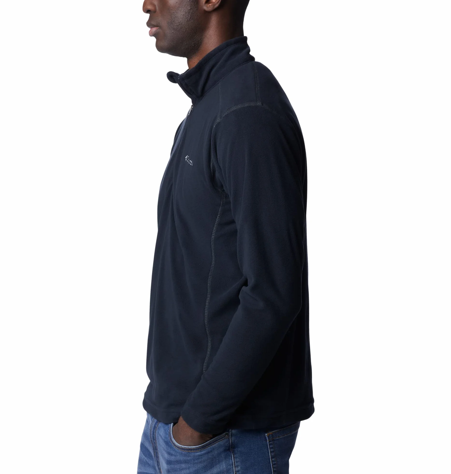 Columbia Klamath Range 2 Half Zip, Bluza Polarowa Mężczyźni, Black, L