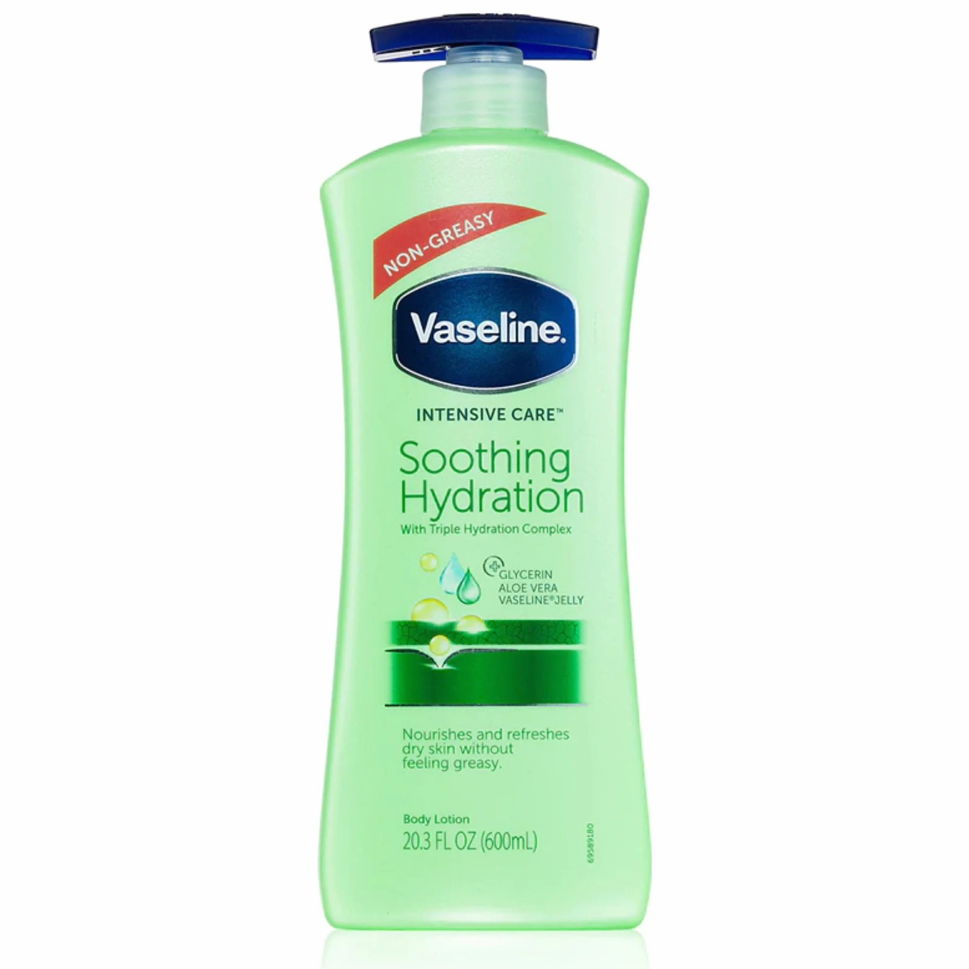 Vaseline Intensive Care balsam do ciała z aloesem 600 ml dla skóry suchej