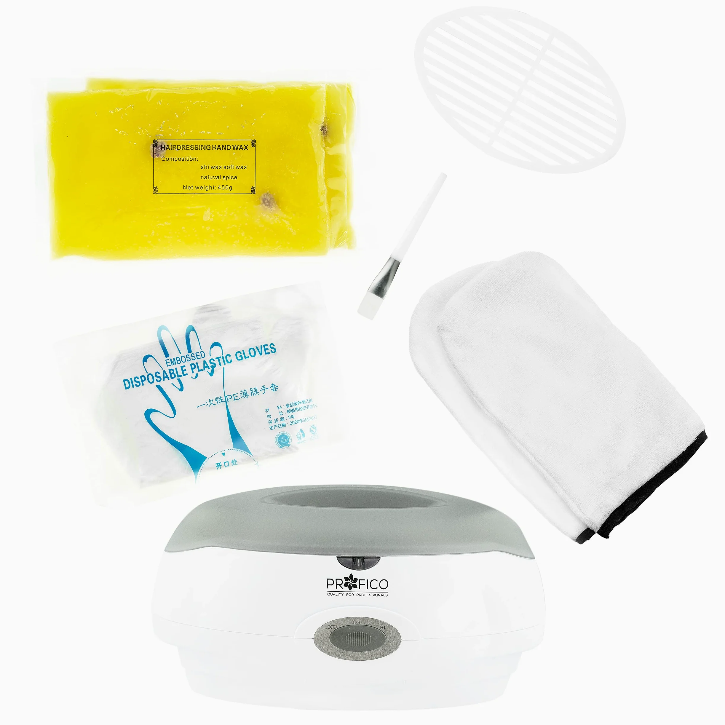 Parafiniarka 300W + zestaw akcesoriów do zabiegu parafinowego