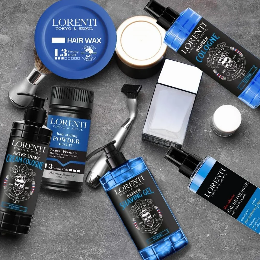 LORENTI TOKYO & SEOUL Barber After Shave Cream Cologne Lotion męski 400 ml Wild | balsam po goleniu | Żel po goleniu dla fryzjerów