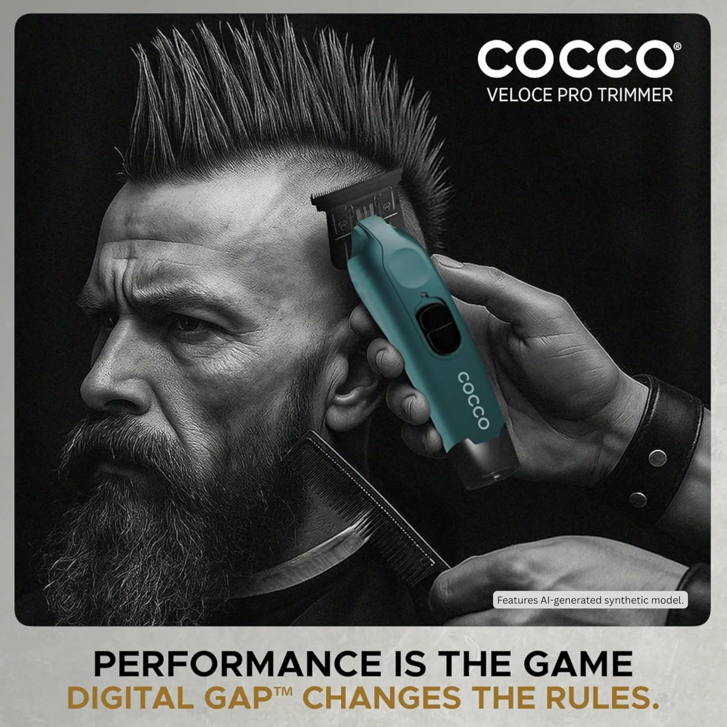 Cocco® Hyper Veloce Pro Trimmer Collection: Precyzyjne trymery z Graphene Blade, silnik prądu stałego, całkowicie metalowe