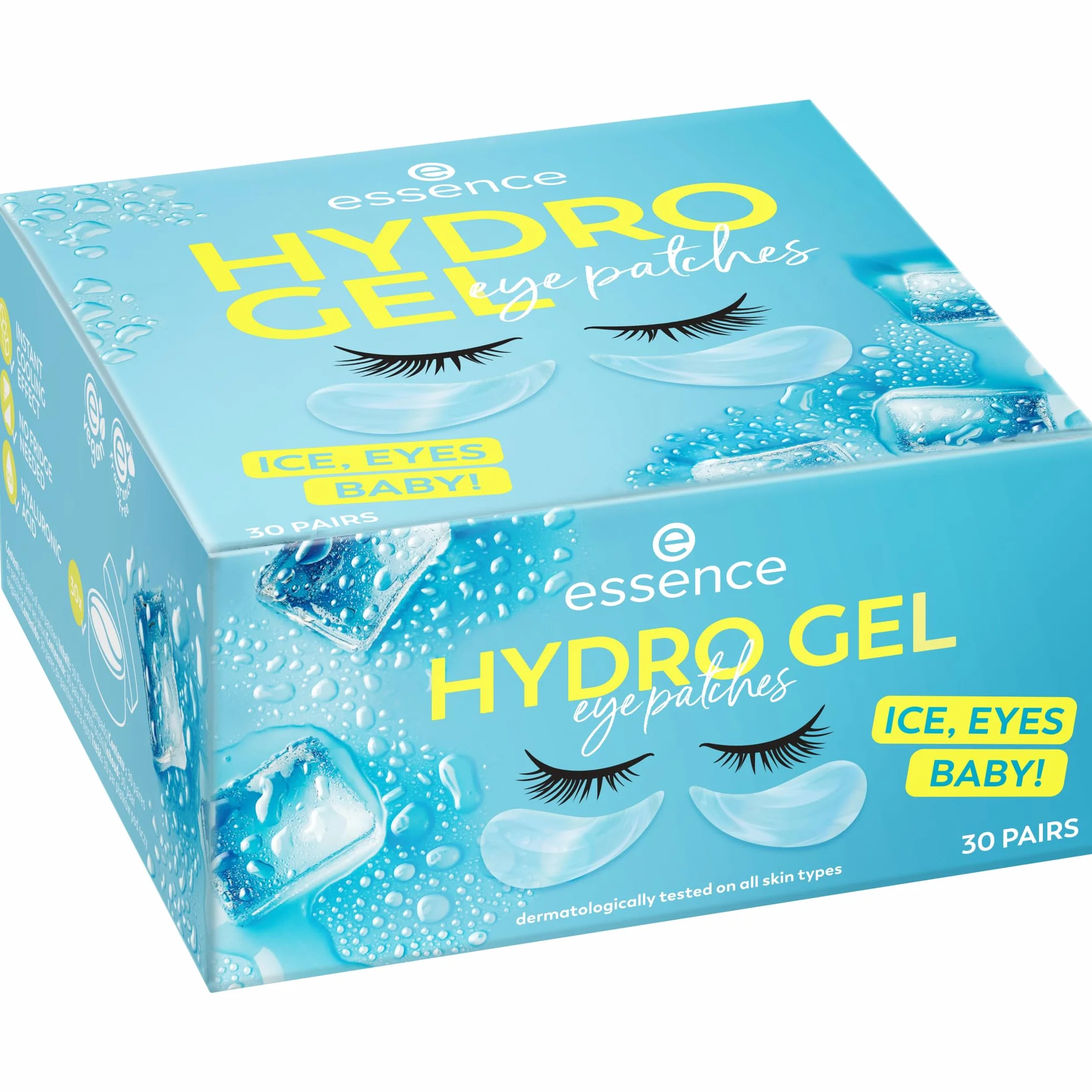 essence Płatki pod oczy HYDRO GEL eye patches ICE 30 par nawilżające chłodzące
