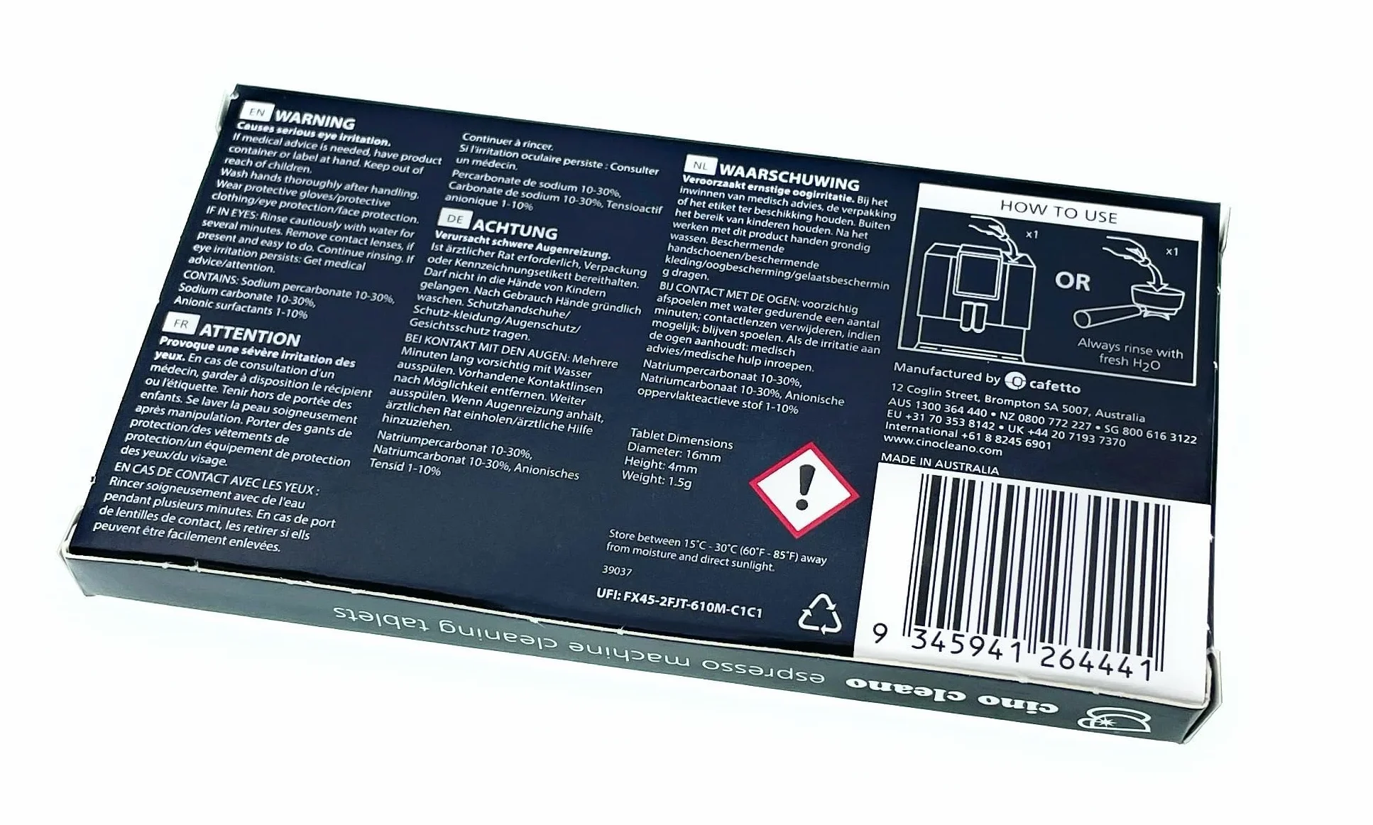 Tabletki do Czyszczenia Ekspresu do Kawy 8 Sztuk