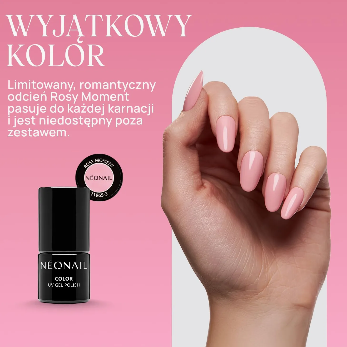 NÉONAIL Zestaw do manicure hybrydowego Essentials Starter Set z lampą LED 10W/36