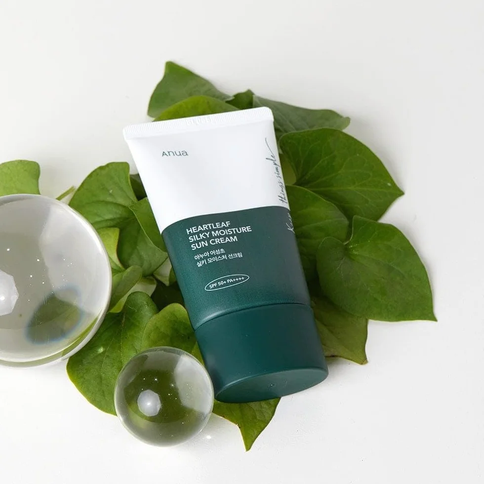 Anua Heartleaf Silky Moisture krem przeciwsłoneczny 50 ml