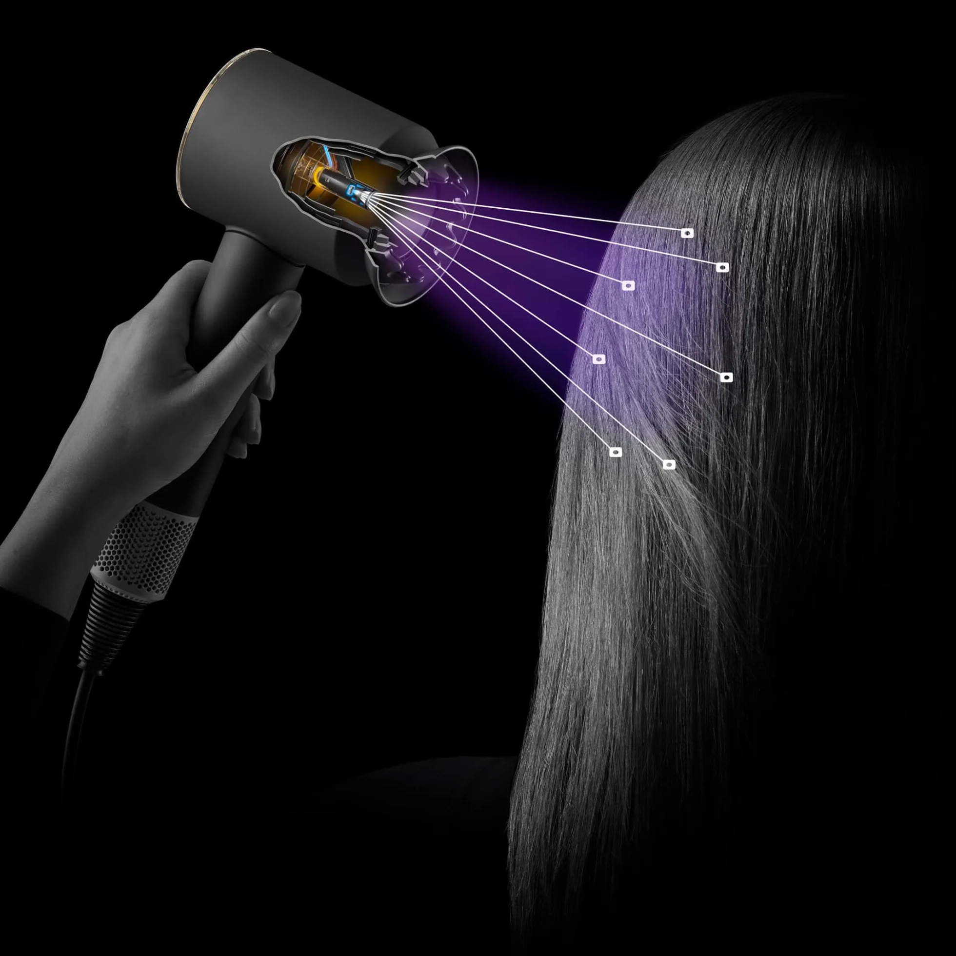 Dyson Supersonic Nural™ suszarka do włosów Straight+Wavy