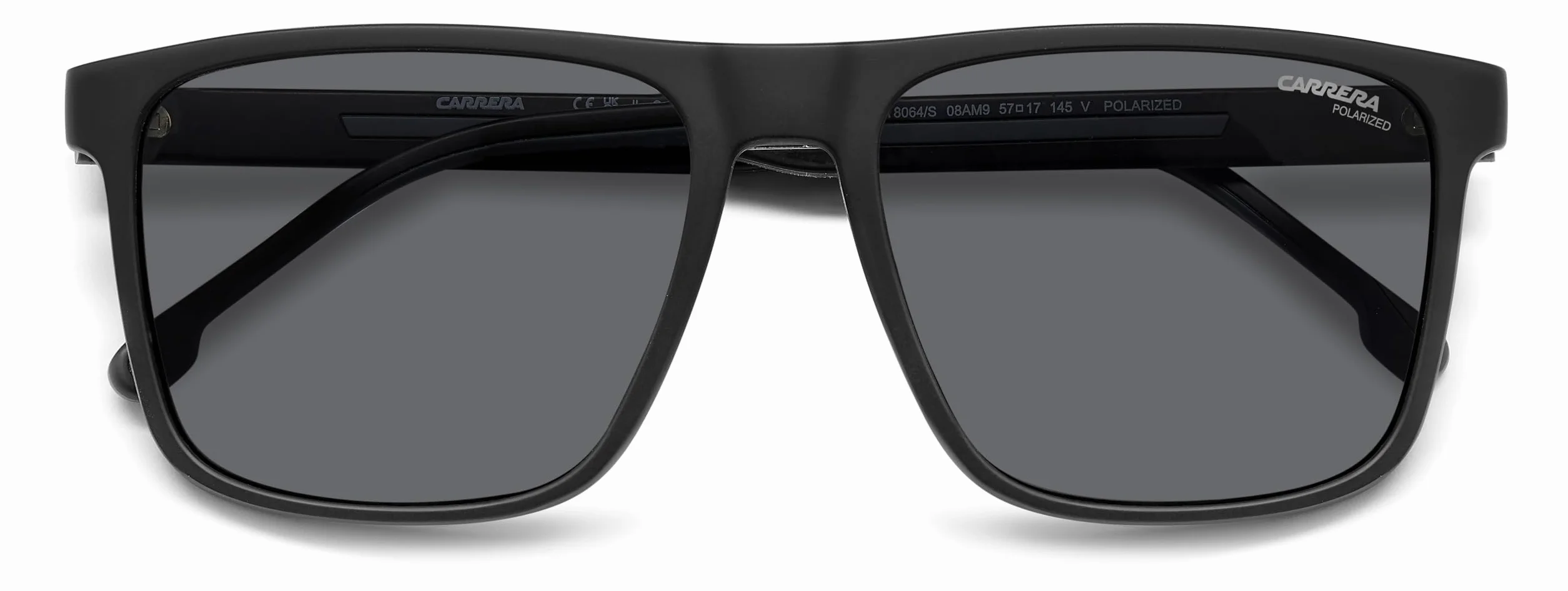 Carrera CARRERA 8064/S Okulary Przeciwsłoneczne Black Grey/Grey Polarized 57/17/145 uomo