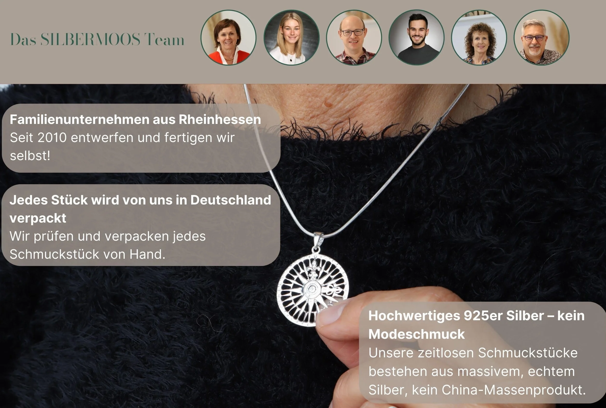 SILBERMOOS Damski wisiorek dziecięcy sarny błyszczący srebro wysokiej próby 925/łańcuszek opcjonalnie