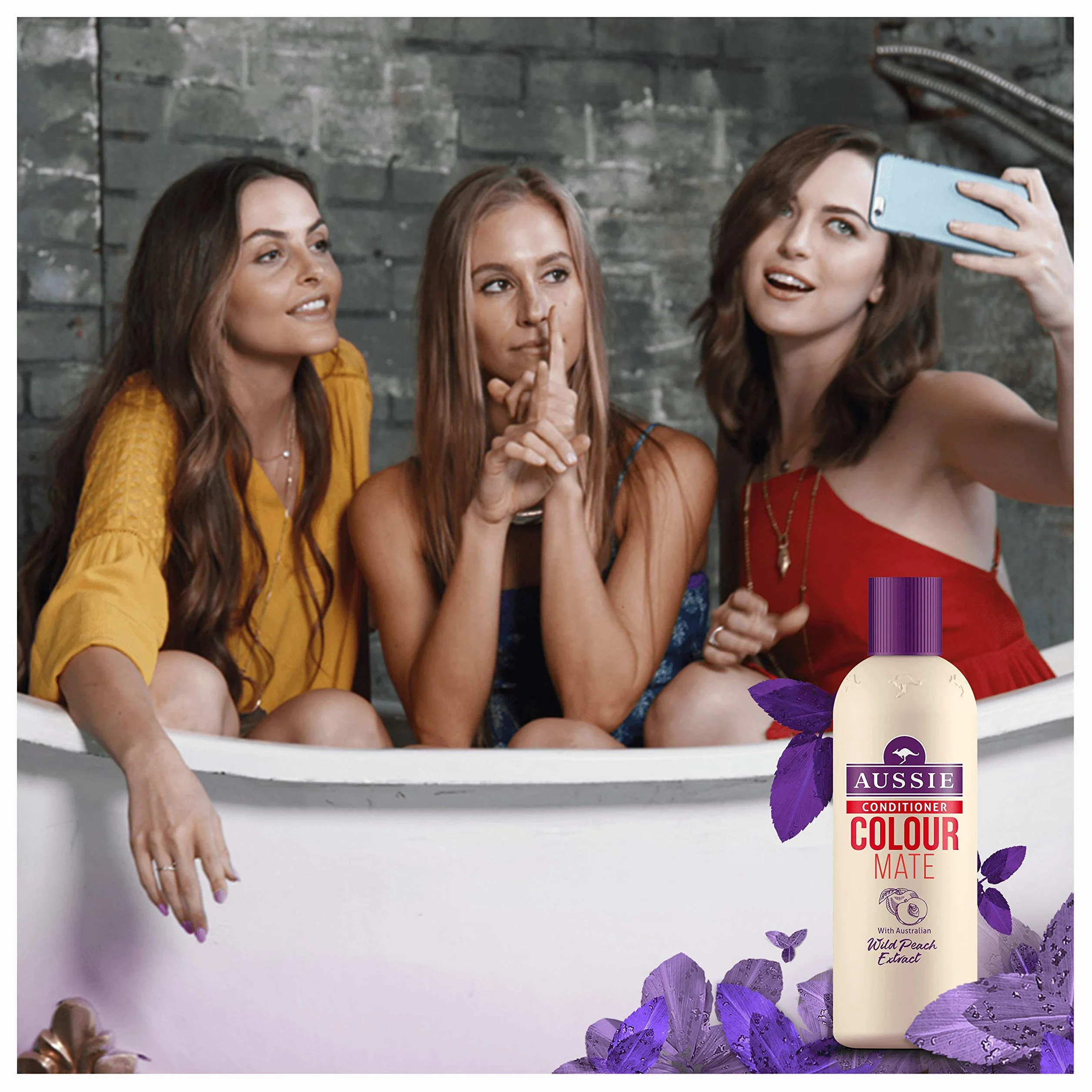 Aussie Colour Mate odżywka do włosów farbowanych, 1 opakowanie (1 x 250 ml)