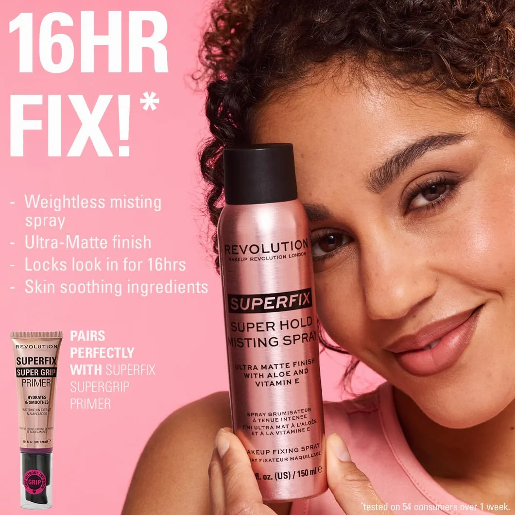 Makeup Revolution Super Fix Misting Spray Fixujący Spray 150ml
