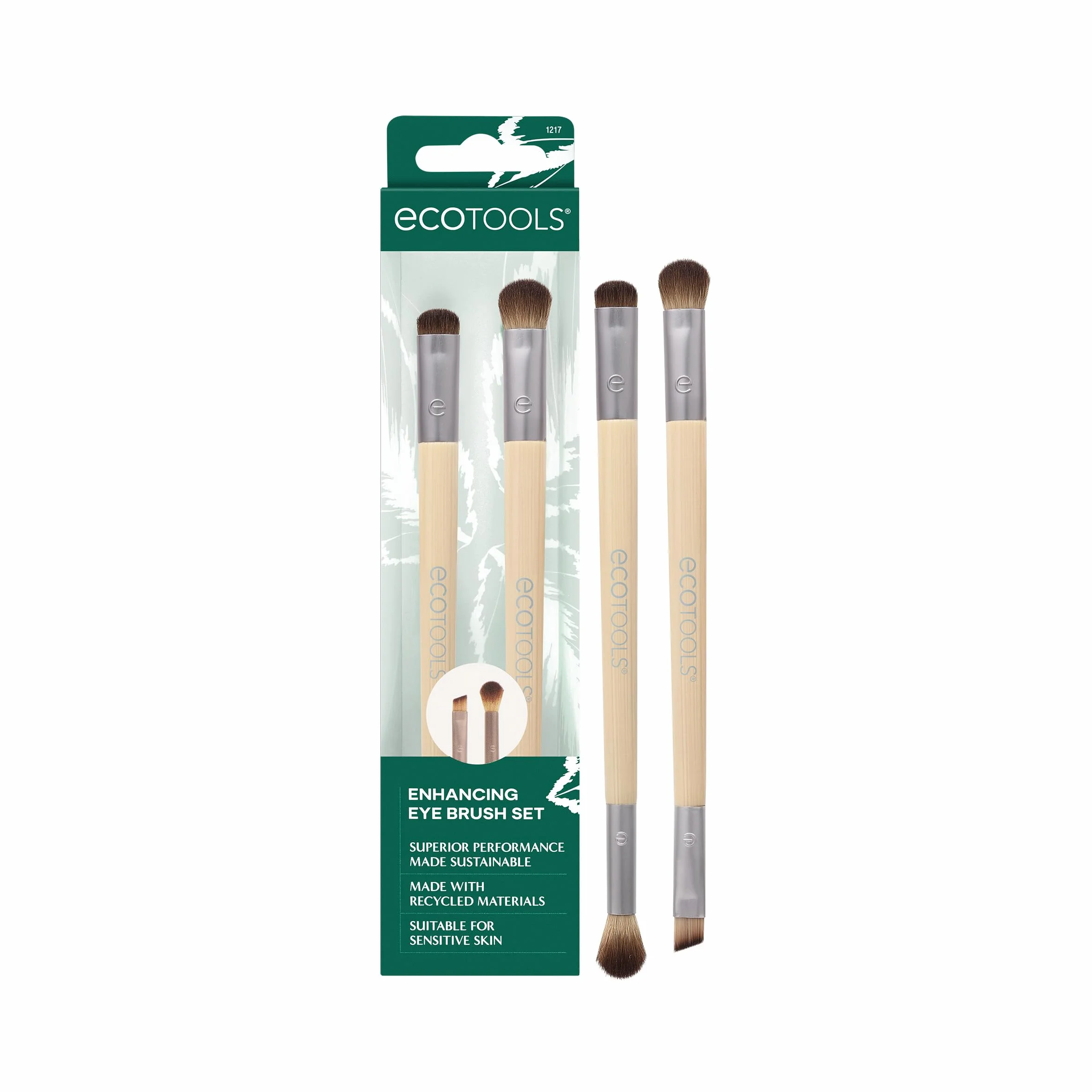 EcoTools Zestaw Duo pędzli do poprawiania oczu