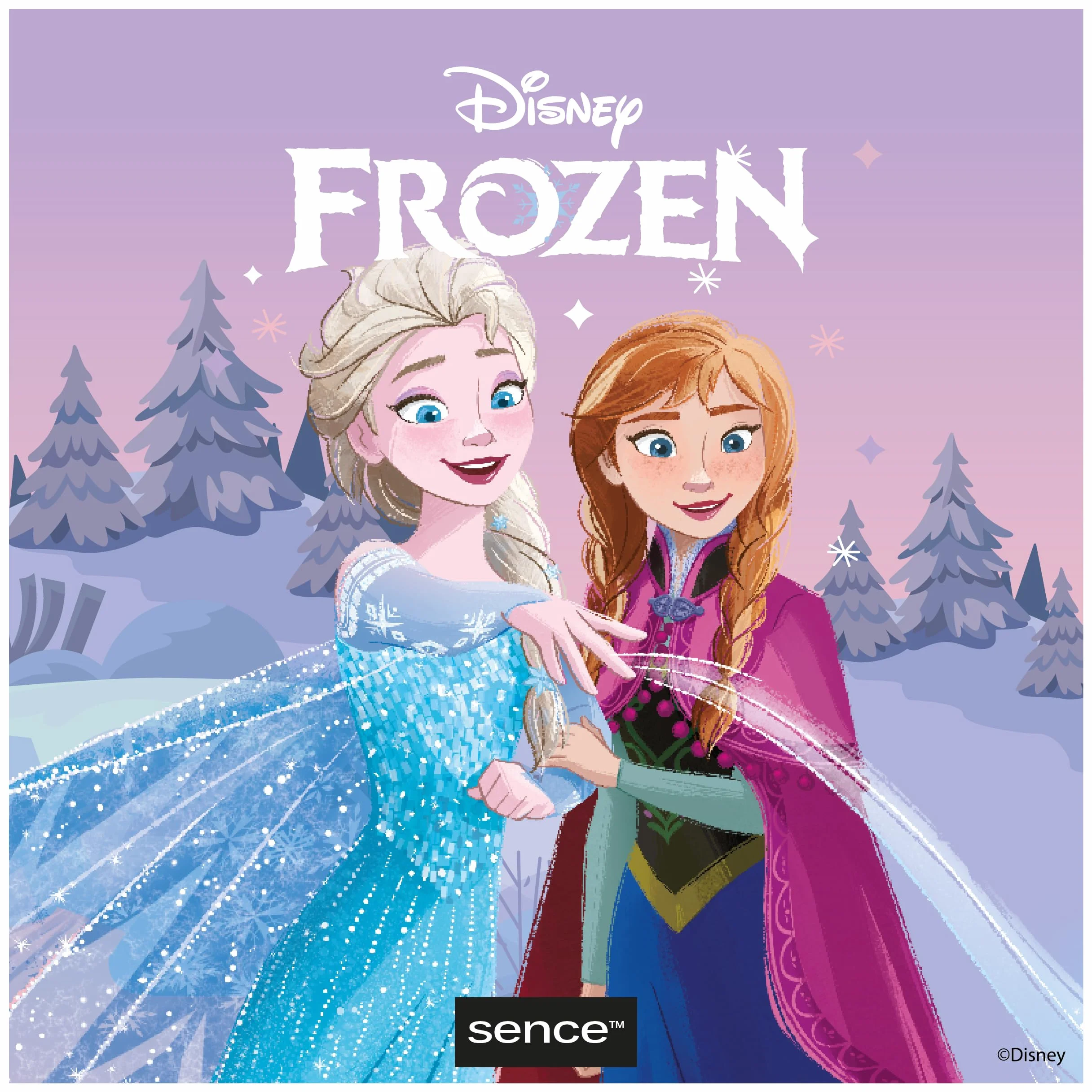 Disney Frozen Elsa & Anna Parfum spray do ciała Icy Vanilla, Vegan Beauty Body Mist, zapach pomysł na prezent, waniliowy spray do ciała Sence (1 x 100 ml)