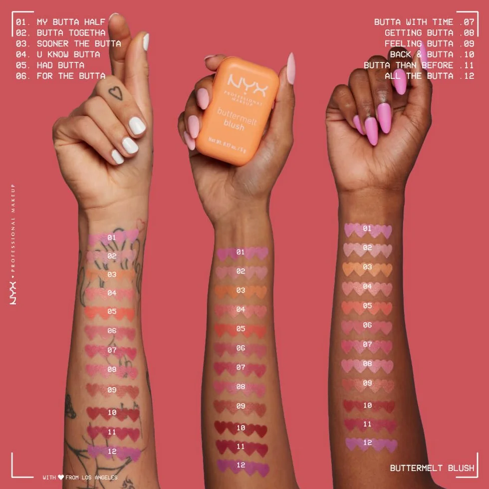 NYX PROFESSIONAL MAKEUP Rumieniec w proszku odcień Dla Butta wegańska formuła