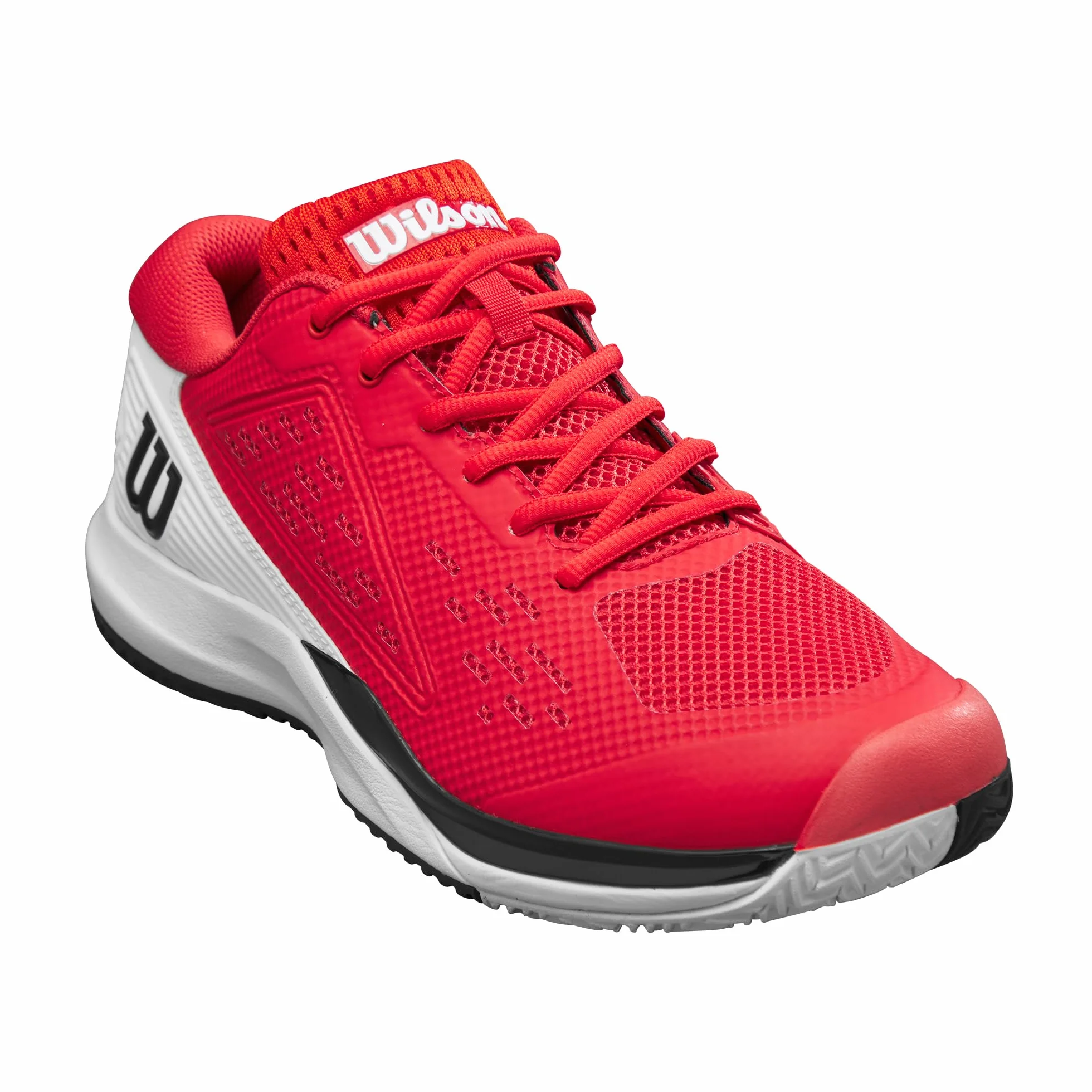 Wilson Męskie buty tenisowe Rush PRO ACE, podczerwień/białe/czarne, 42 EU, Podczerwień, biały, czarny, 9 UK